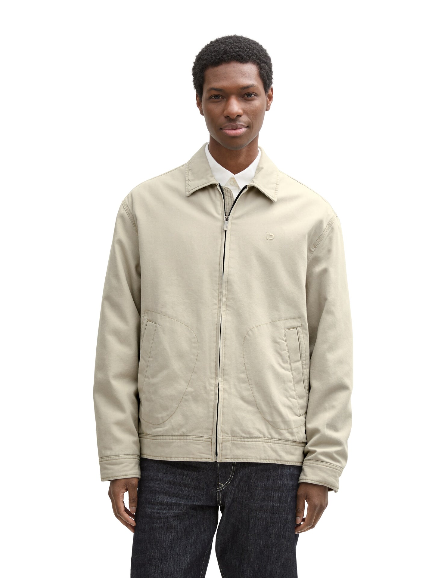 Relaxed Fit Jacke aus Baumwolle