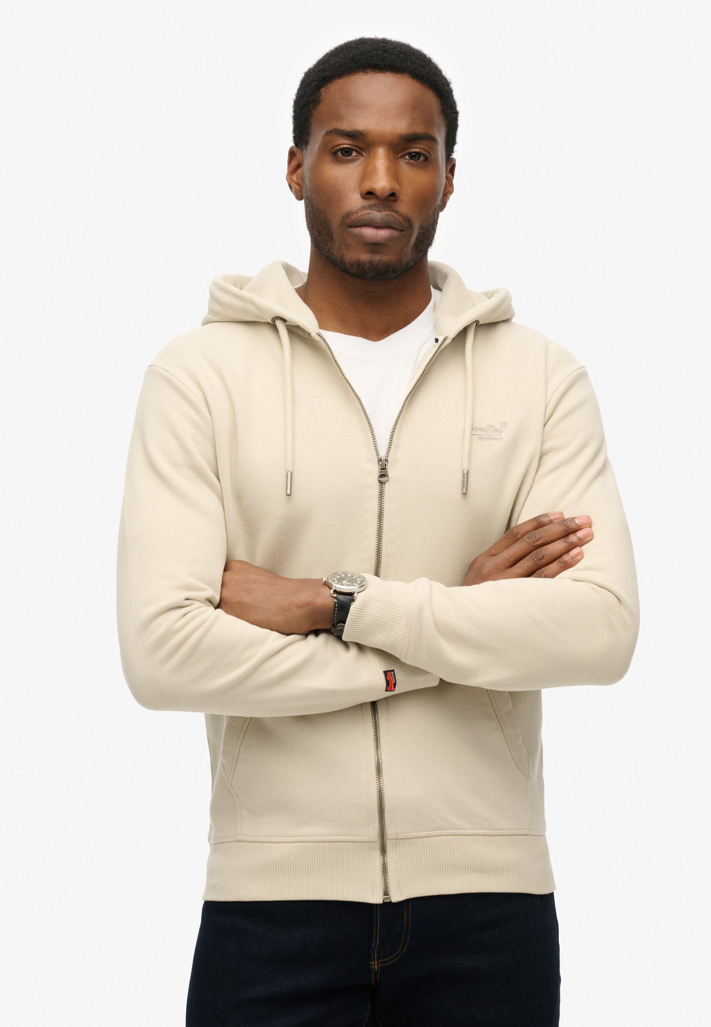 Essential Kapuzenjacke mit Logo