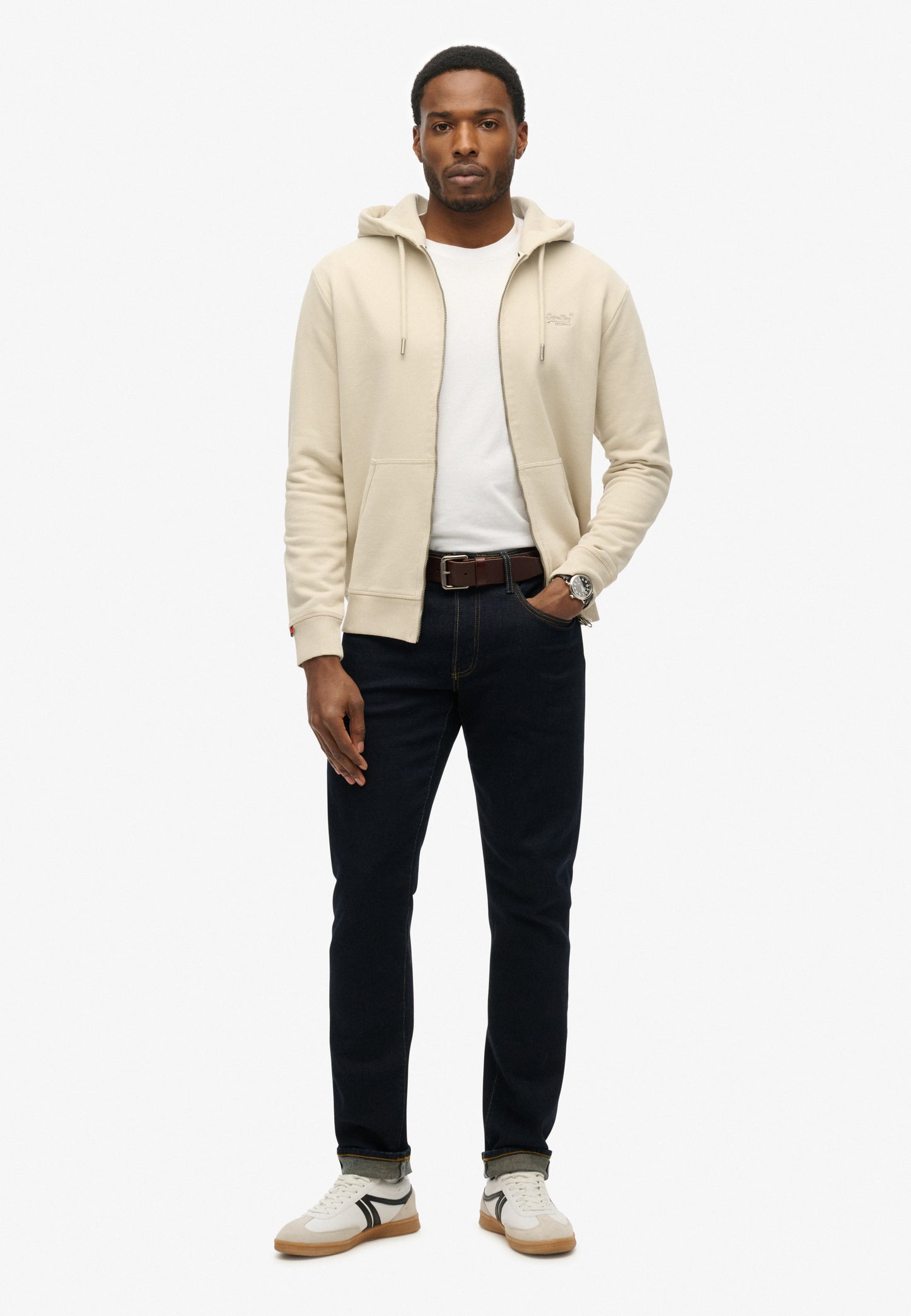 Essential Kapuzenjacke mit Logo