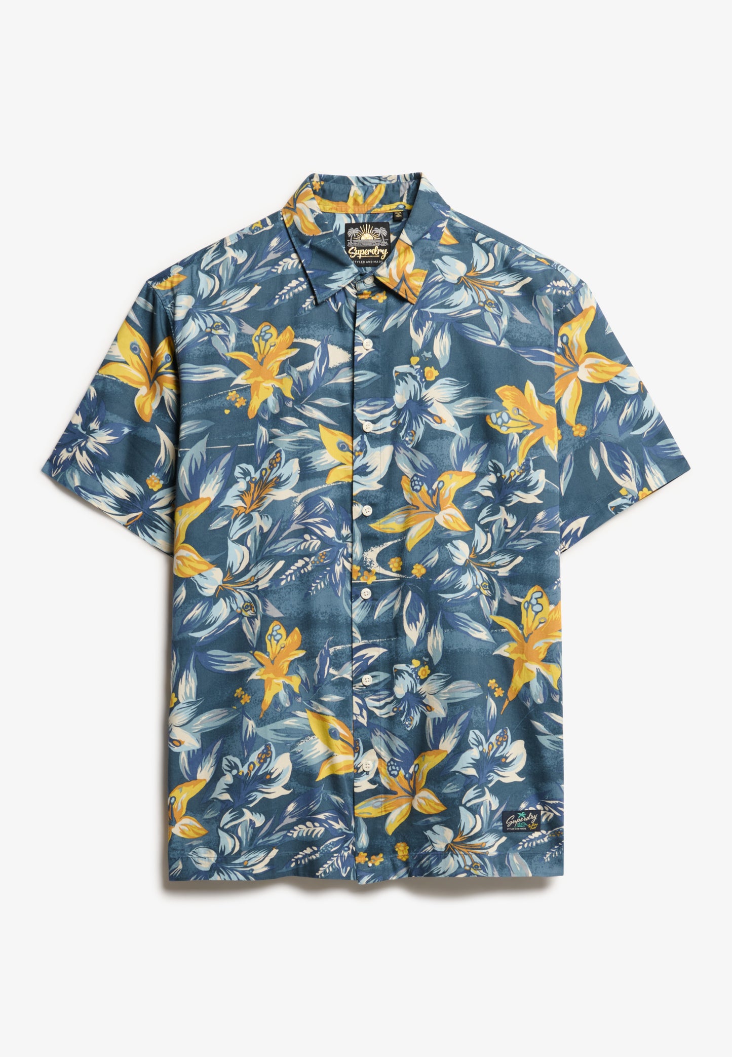 Hemd mit Hawaii-Print
