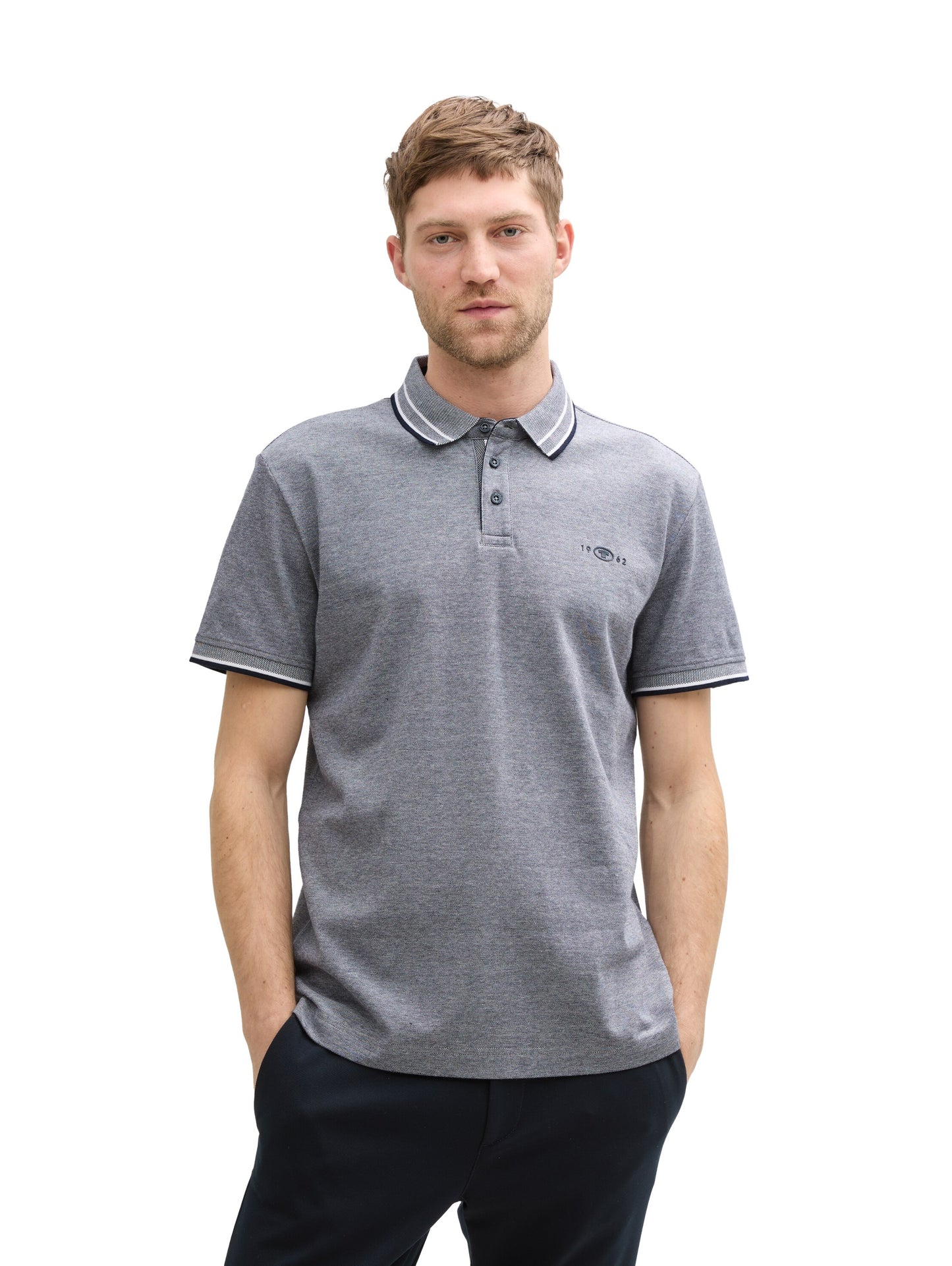Piqué Poloshirt mit Stretch