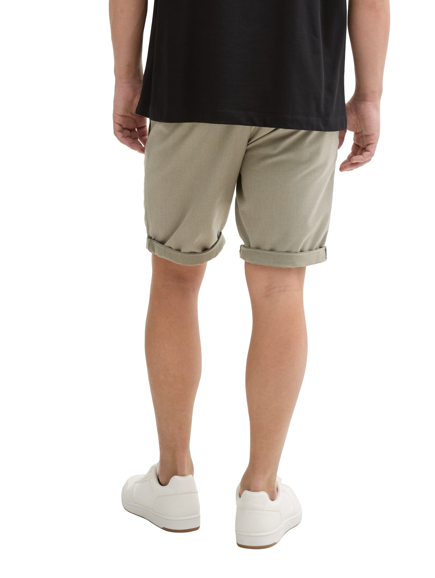Regular Fit Chino Shorts mit Gürtel