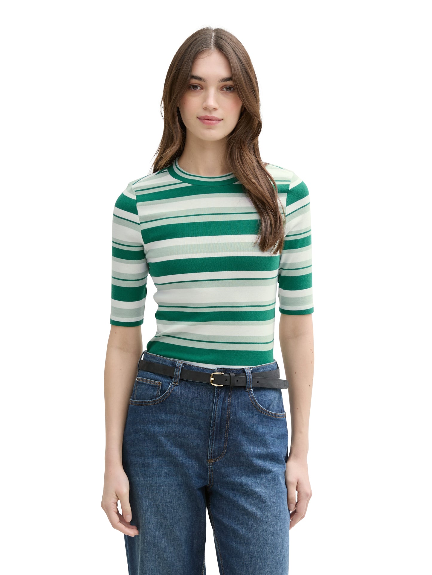 T-Shirt mit Streifenmuster