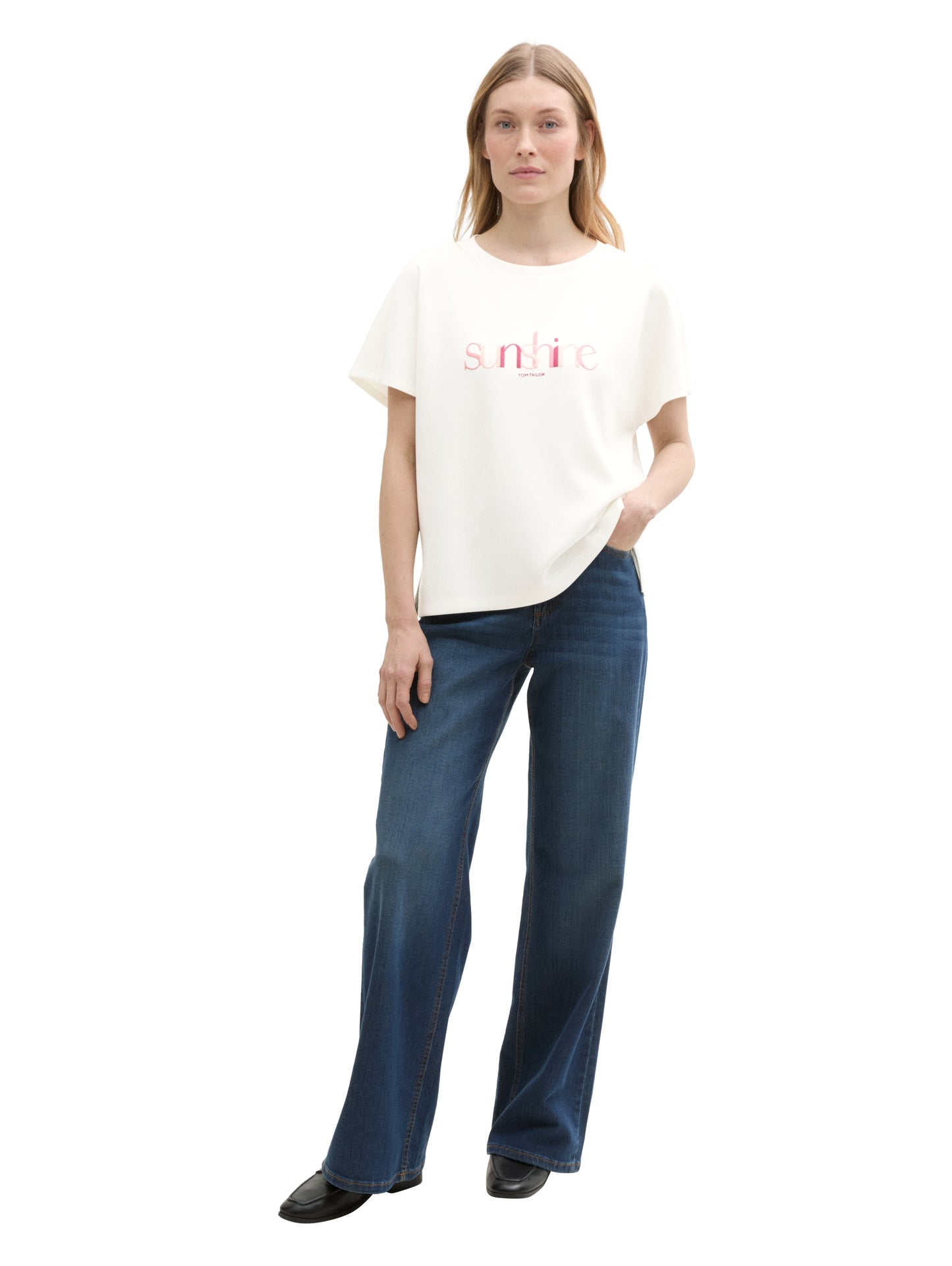 Loose Fit T-Shirt mit Print