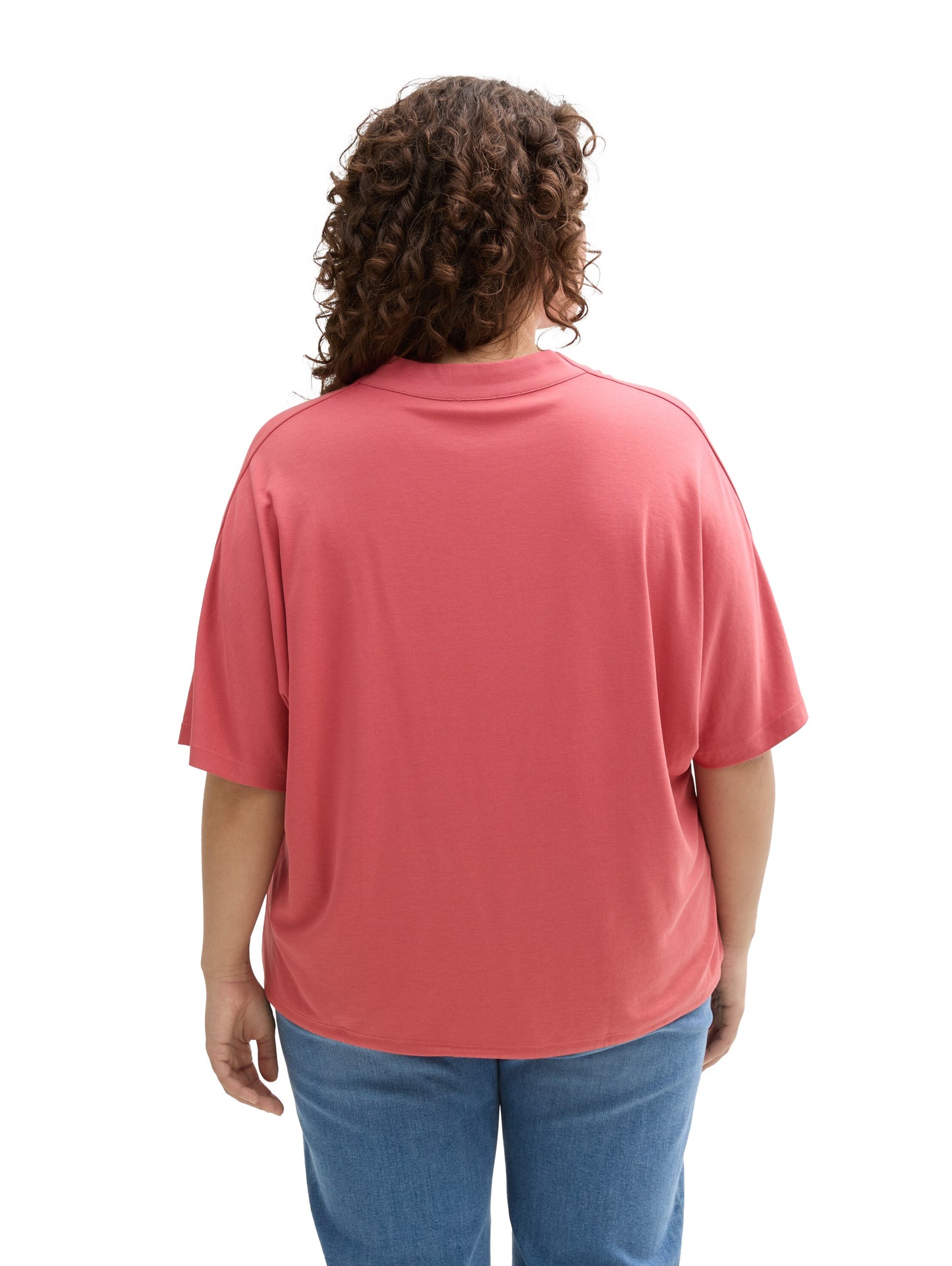 Plus Size - T-Shirt mit V-Ausschnitt