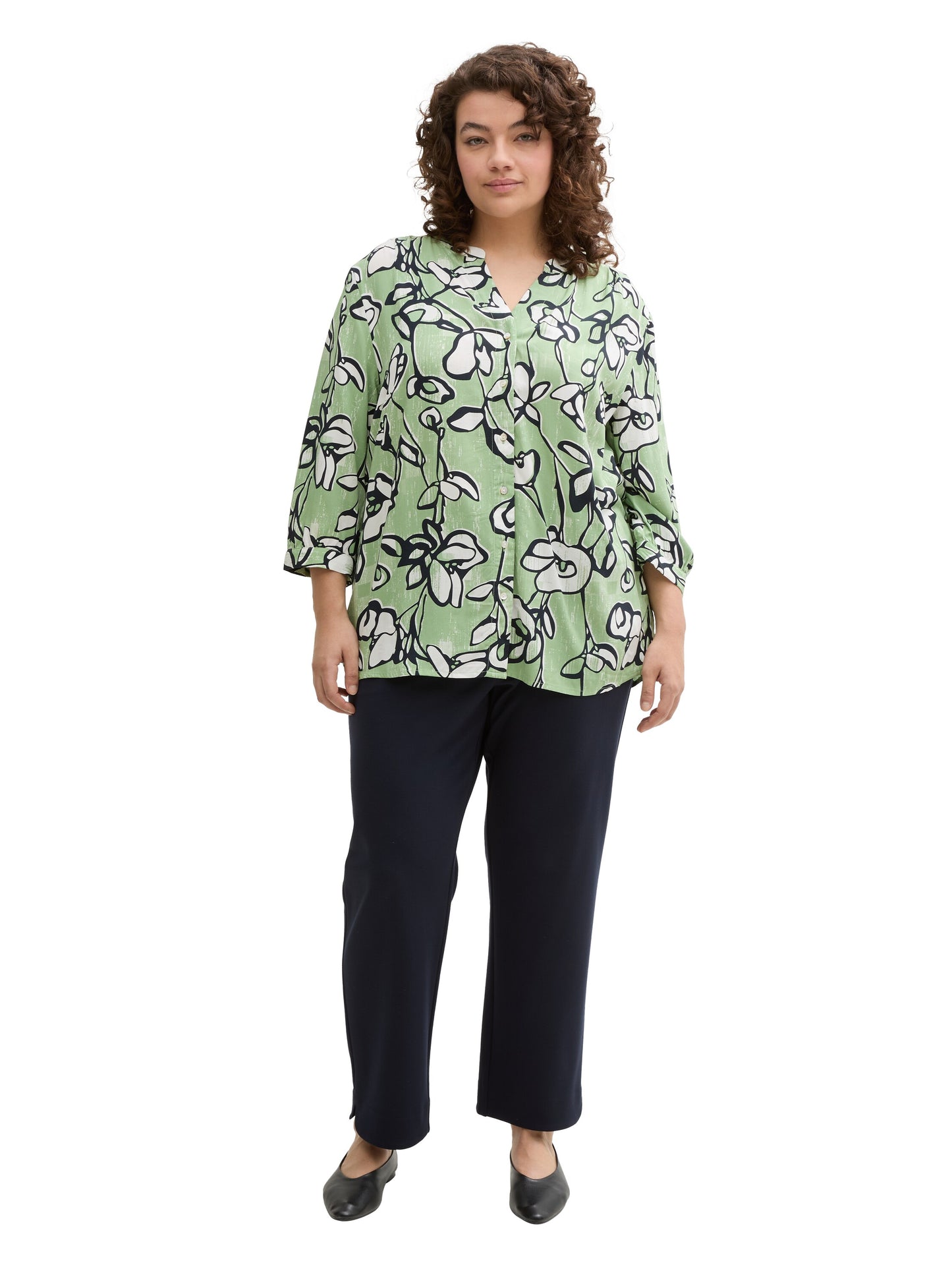 Plus Size - Bluse mit Muster