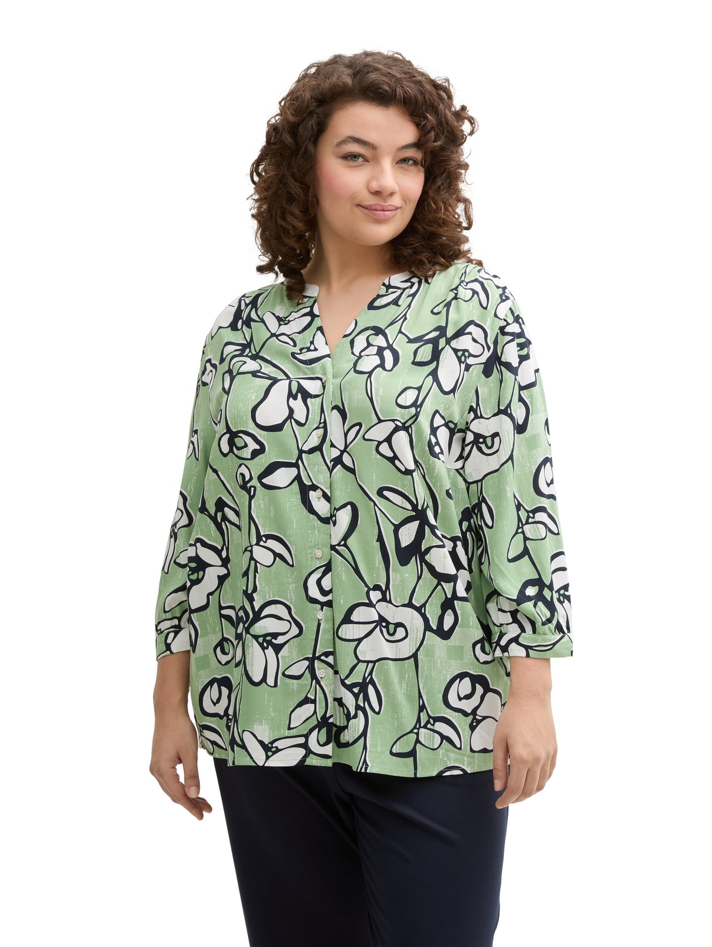 Plus Size - Bluse mit Muster