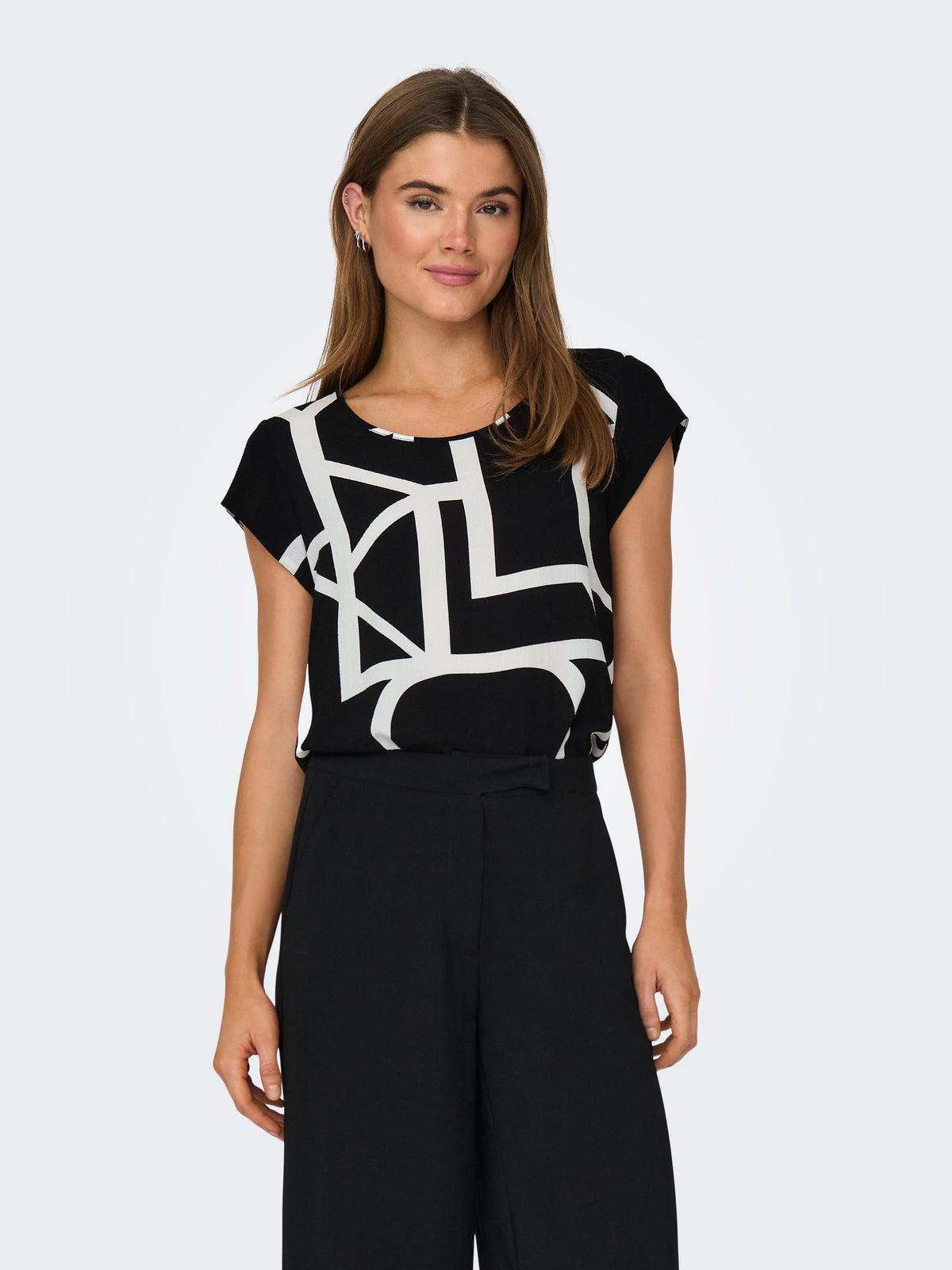 ONLVIC S/S AOP TOP NOOS WVN