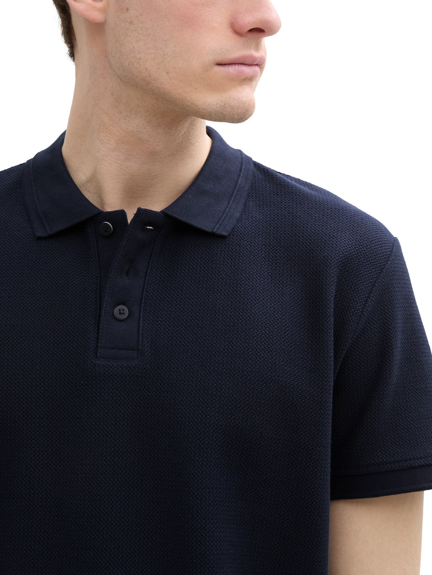 Jersey Poloshirt aus Baumwolle