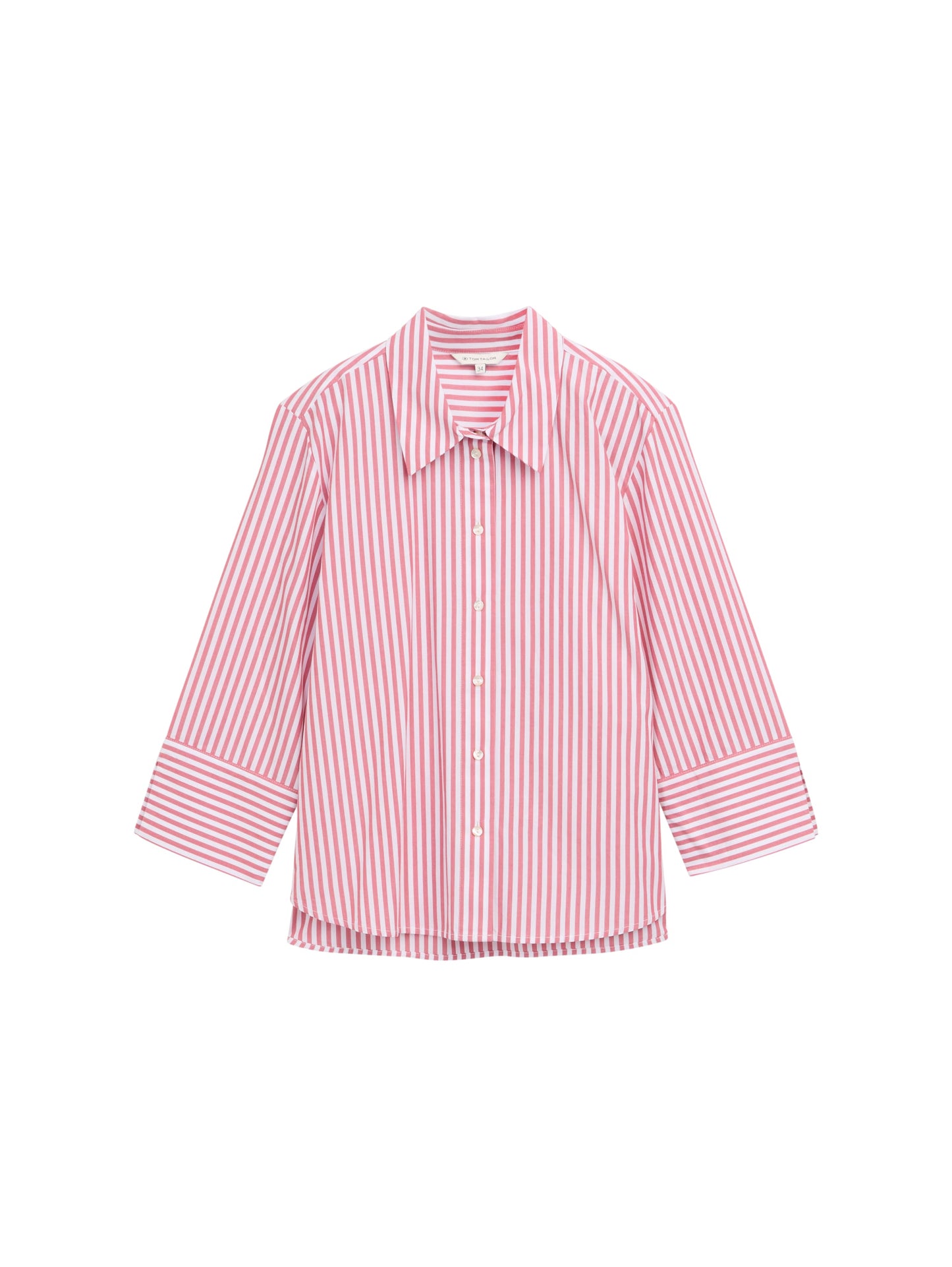 Loose Fit Bluse mit Streifenmuster
