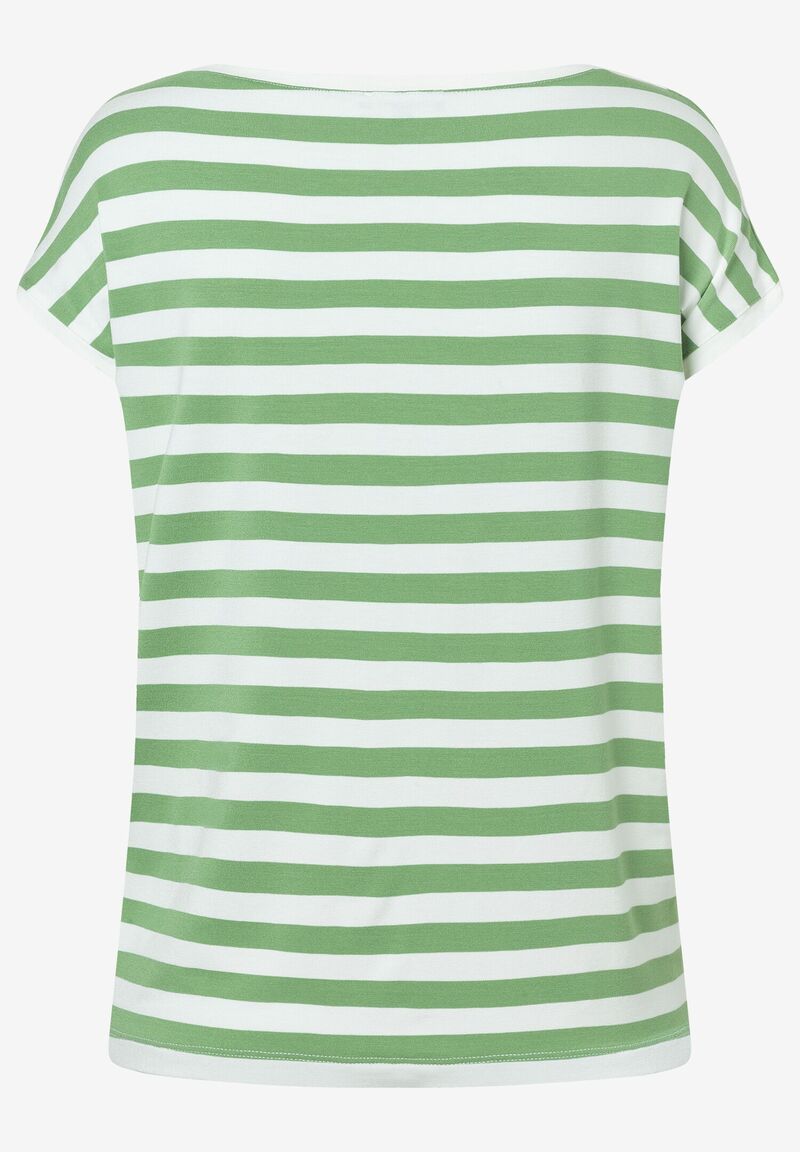 Streifenshirt grün/ecru Frühjahrs-Kollektion