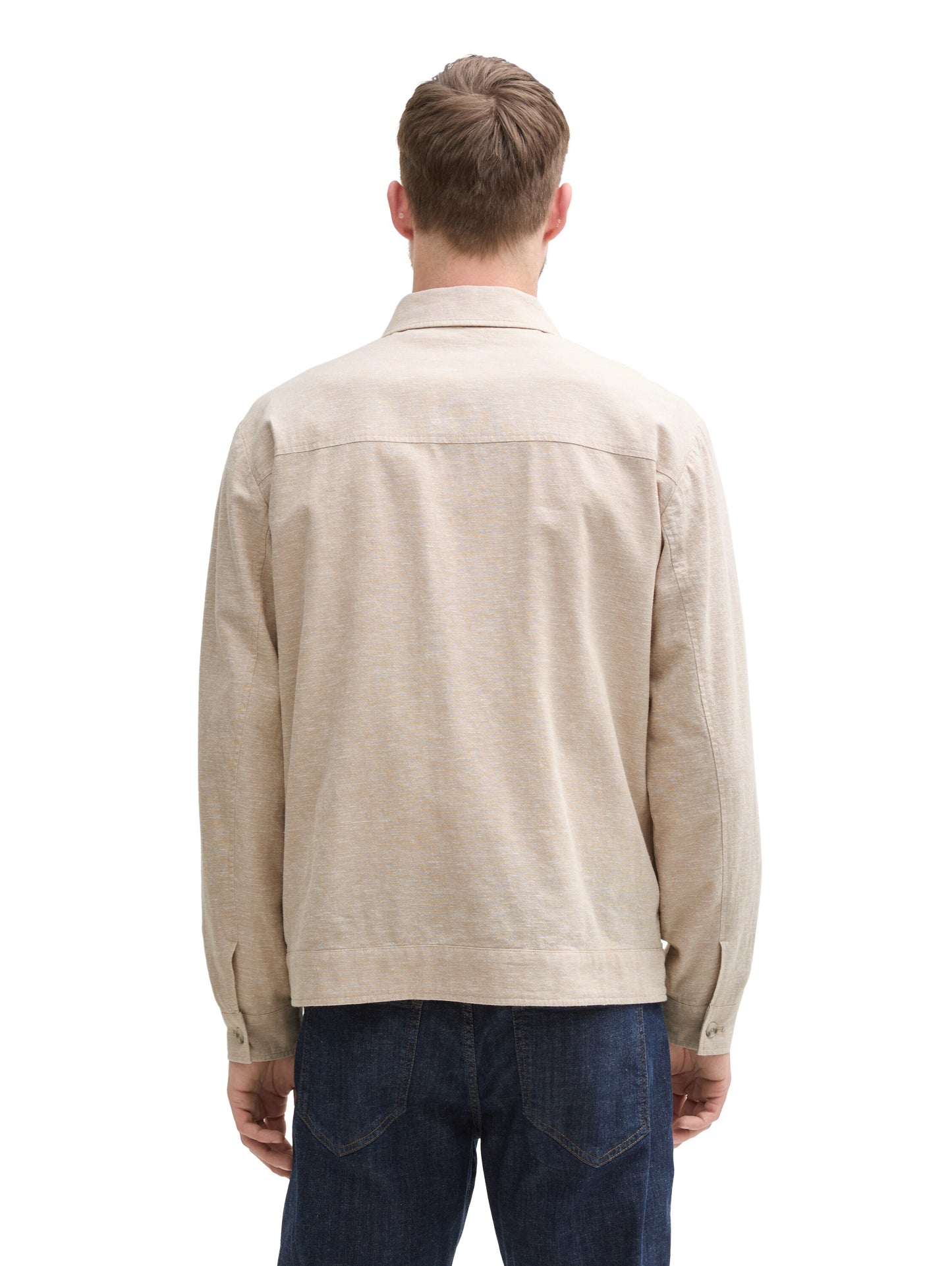 Overshirt mit Leinenanteil