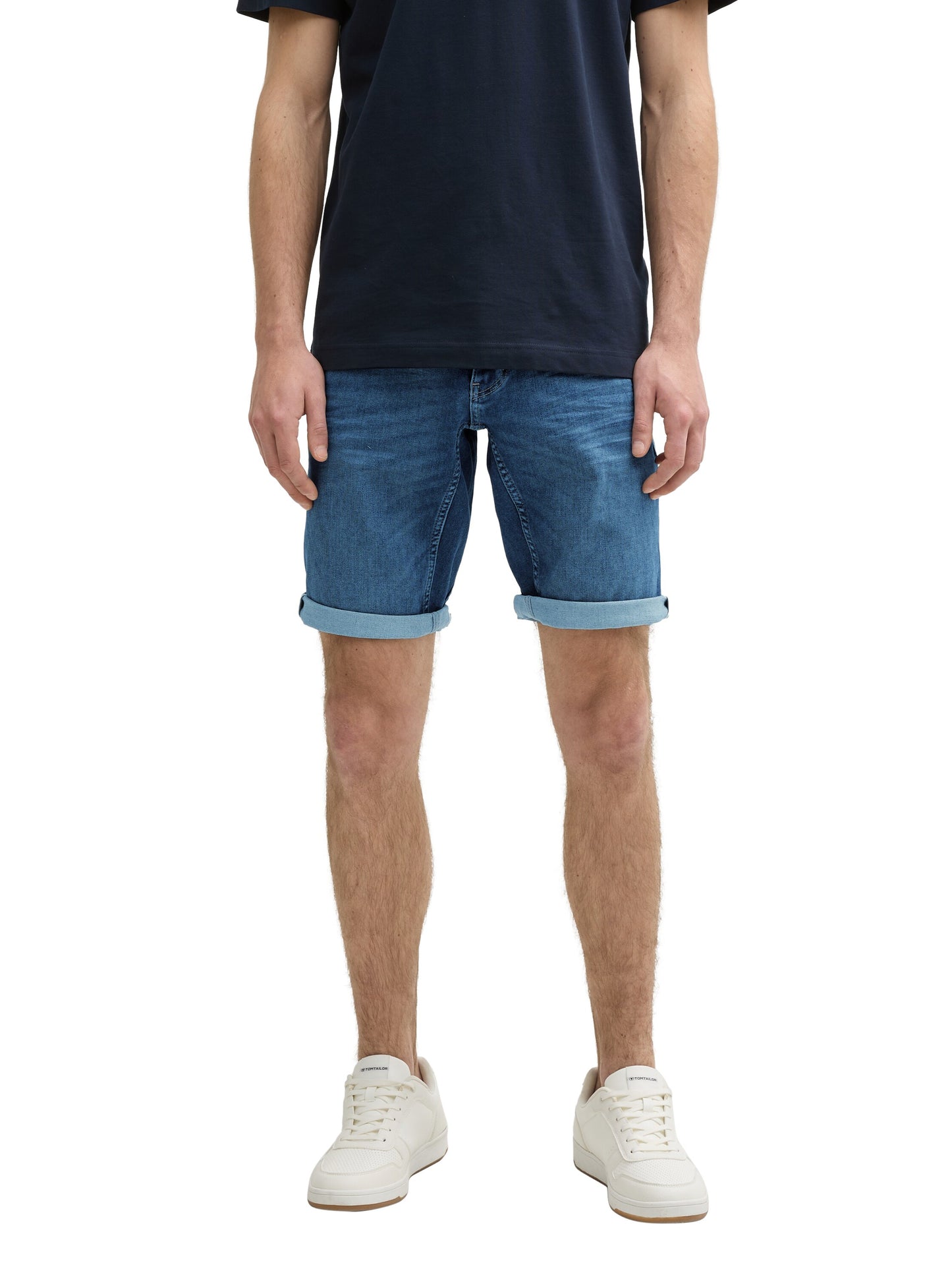 TTJOSH Regular Slim Jeans Shorts mit Superstretch