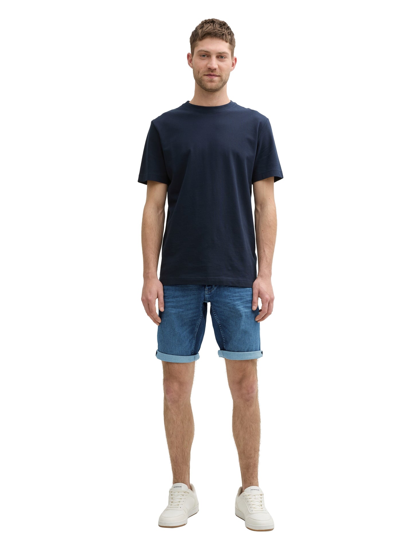 TTJOSH Regular Slim Jeans Shorts mit Superstretch
