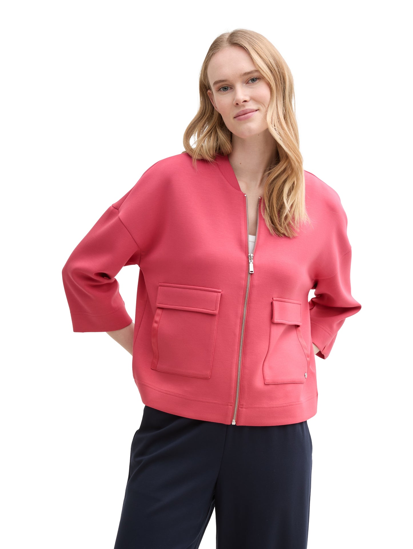 Sweatjacke aus Scuba