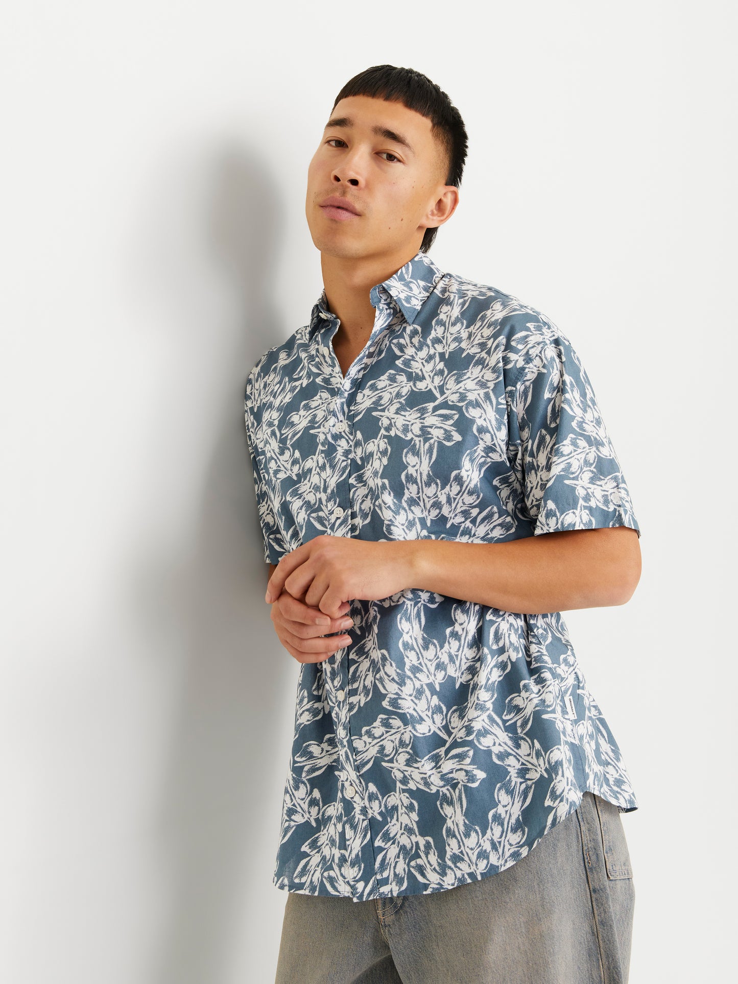 JORJOSHUA SPLIT AOP SHIRT SS LN