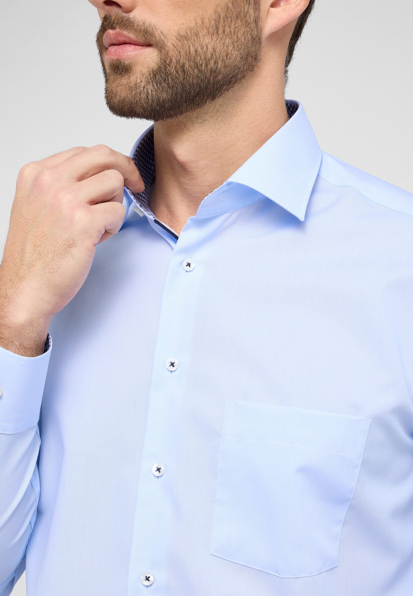 Original Shirt Popeline Langarm