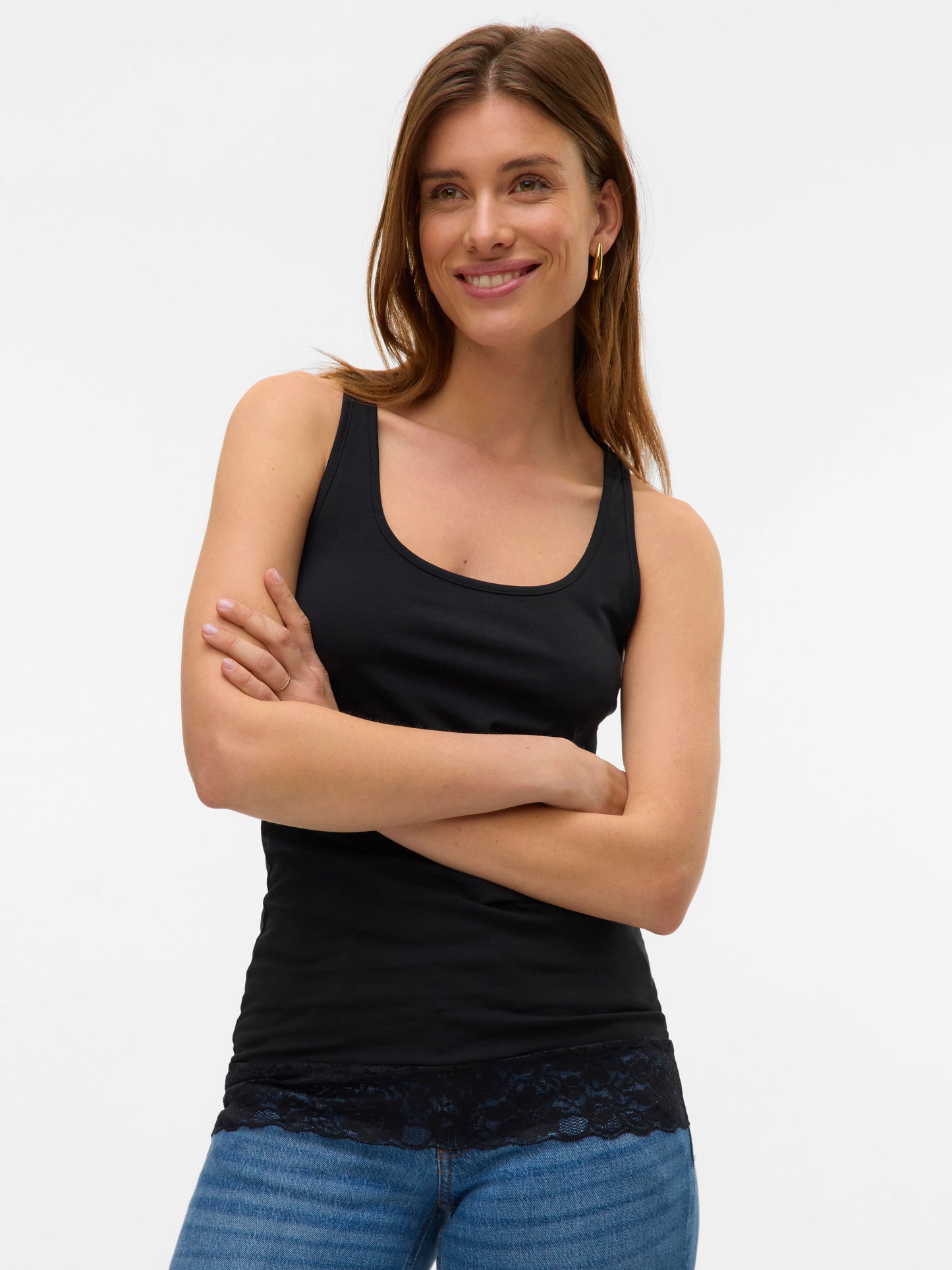 VMMAXI MY LACE LONG TANK JRS NOOS