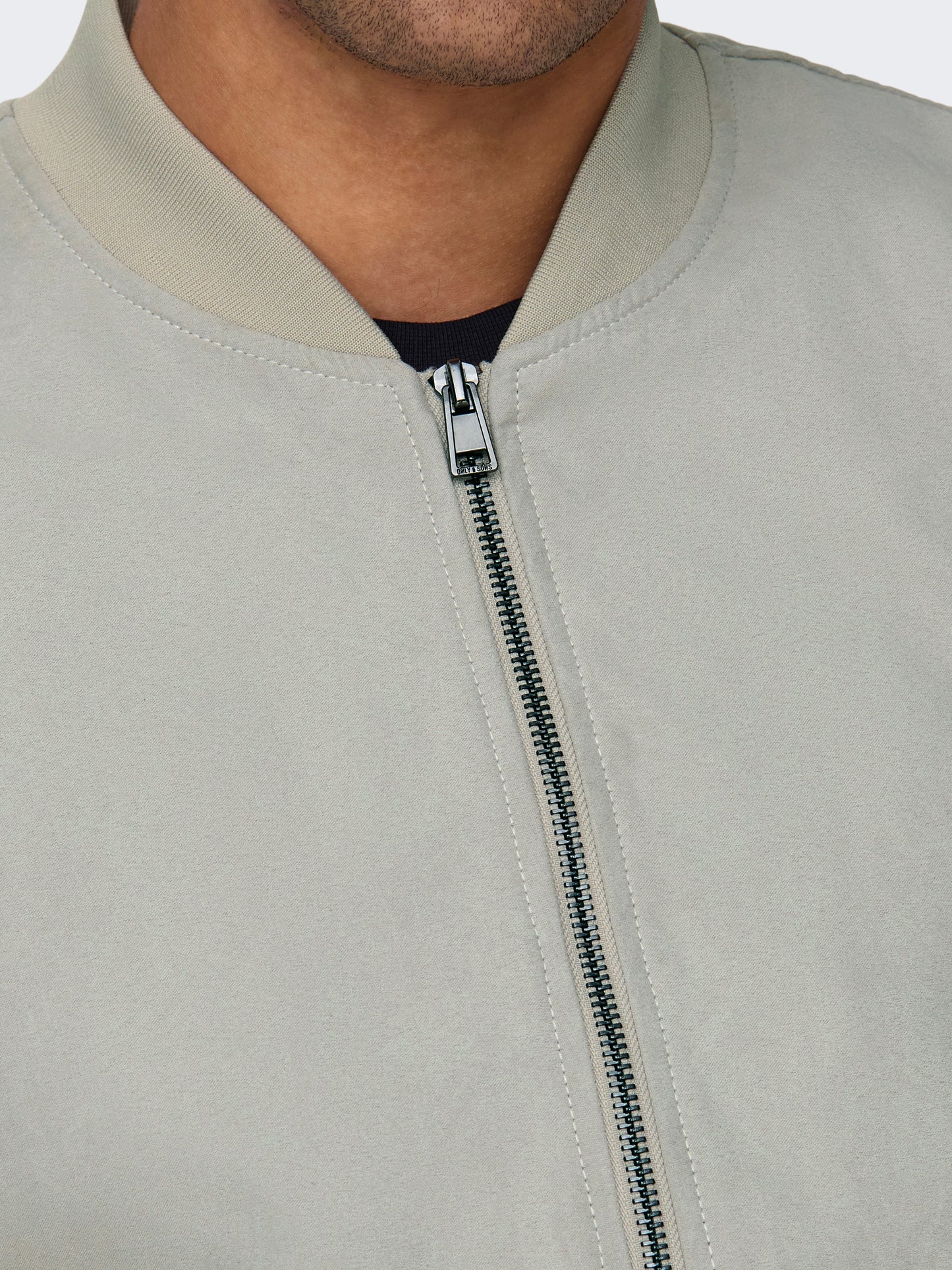 ONSLUCAS FAKE SUEDE BOMBER OTW