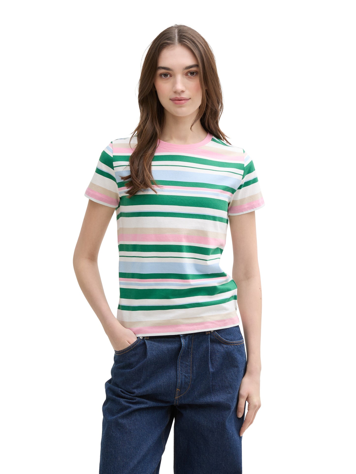 T-Shirt mit Streifenmuster