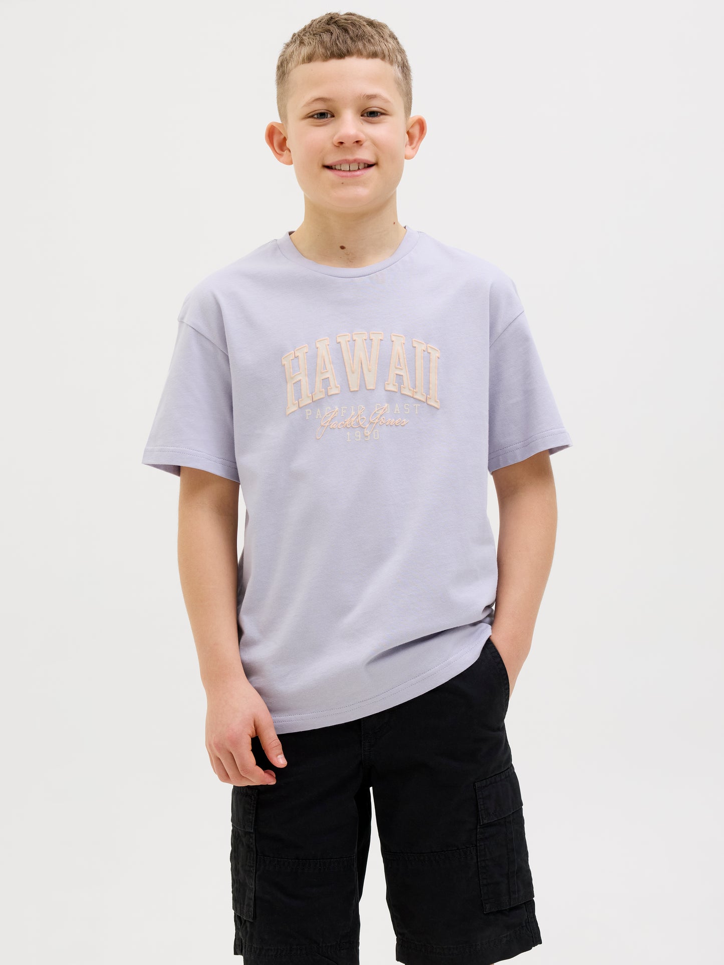 JJDETROIT TEE SS CREW NECK JNR