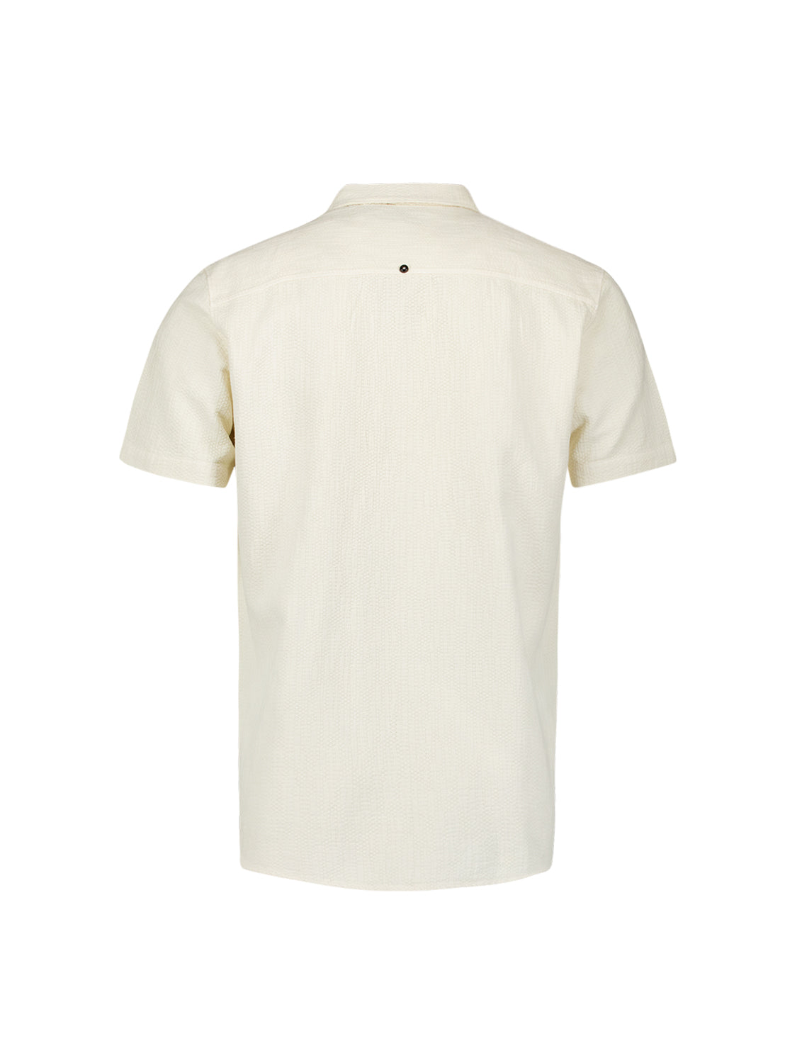 Shirt Short Sleeve Revers Collar Solid Structure