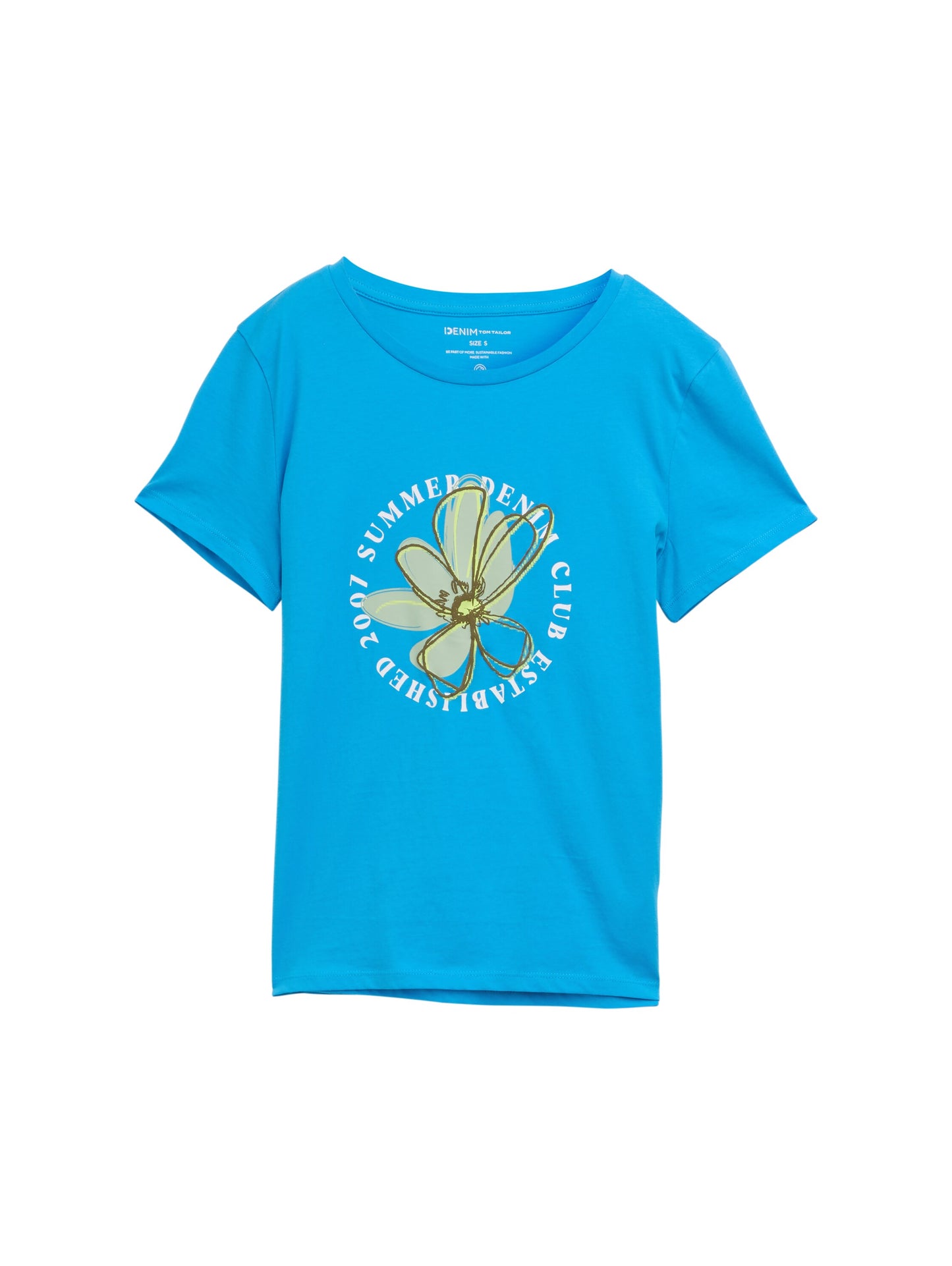 T-Shirt mit Blumen-Print