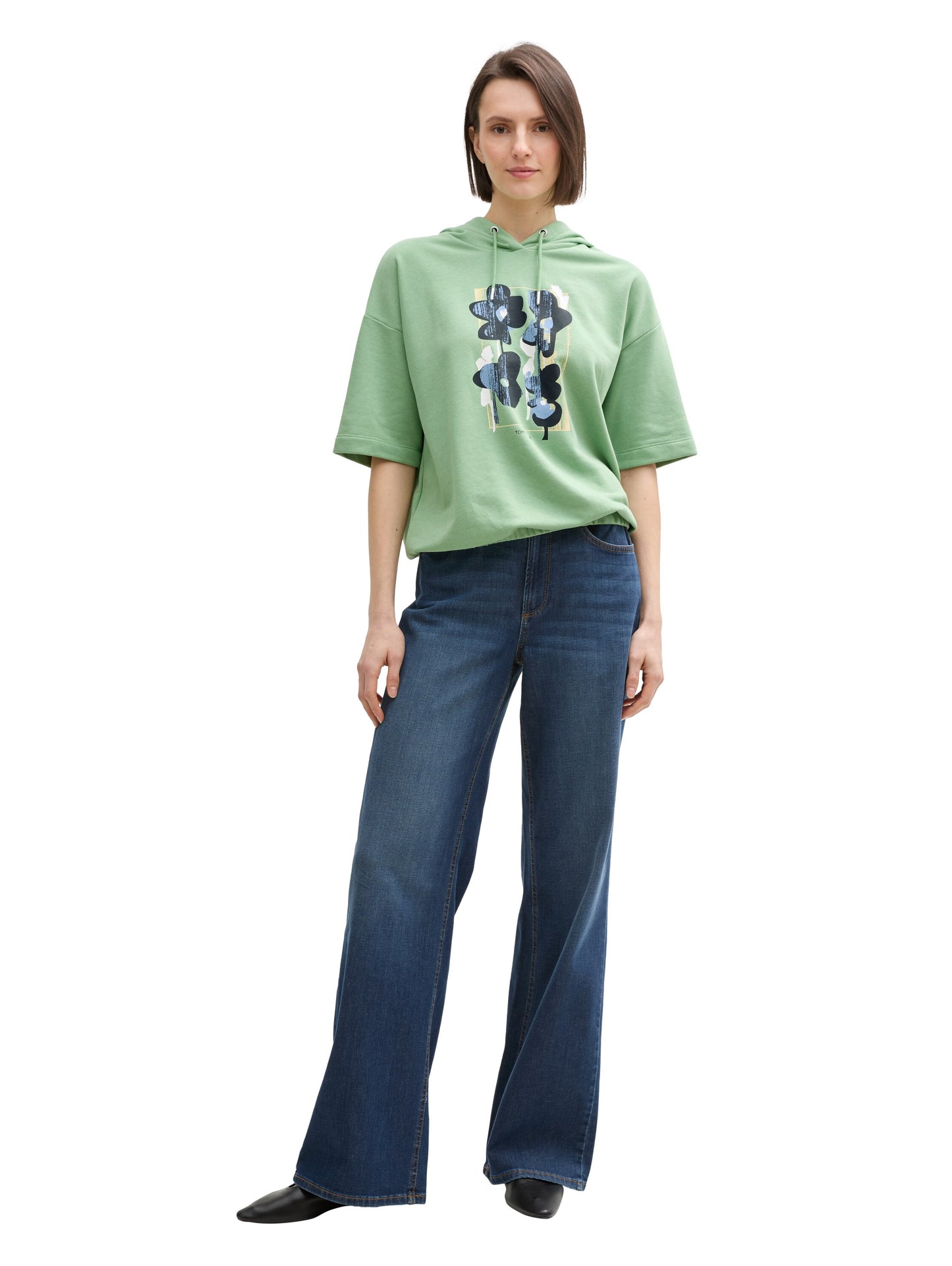 Hoodie Sweatshirt mit Print
