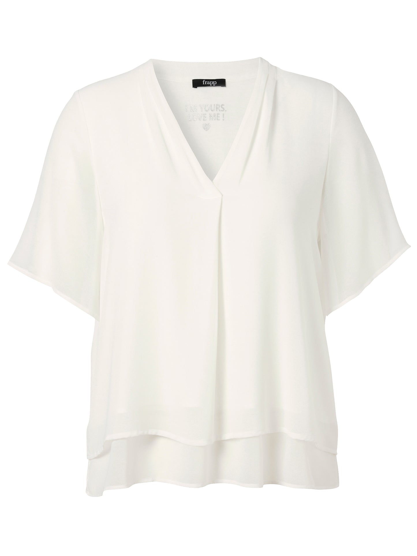 Bluse V-Ausschnitt 1/2 Arm