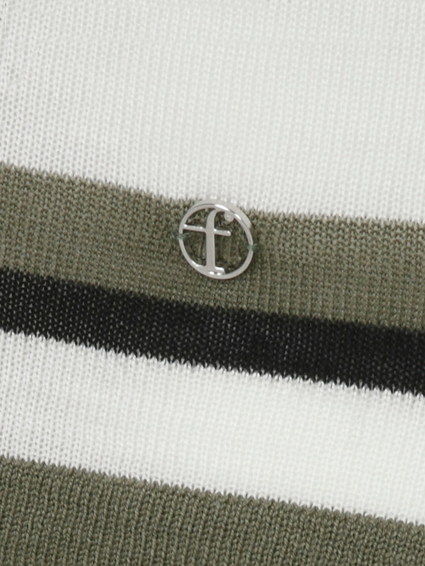 Pullover Rundhals 1/2 Arm Ringel überschnittene Schulter