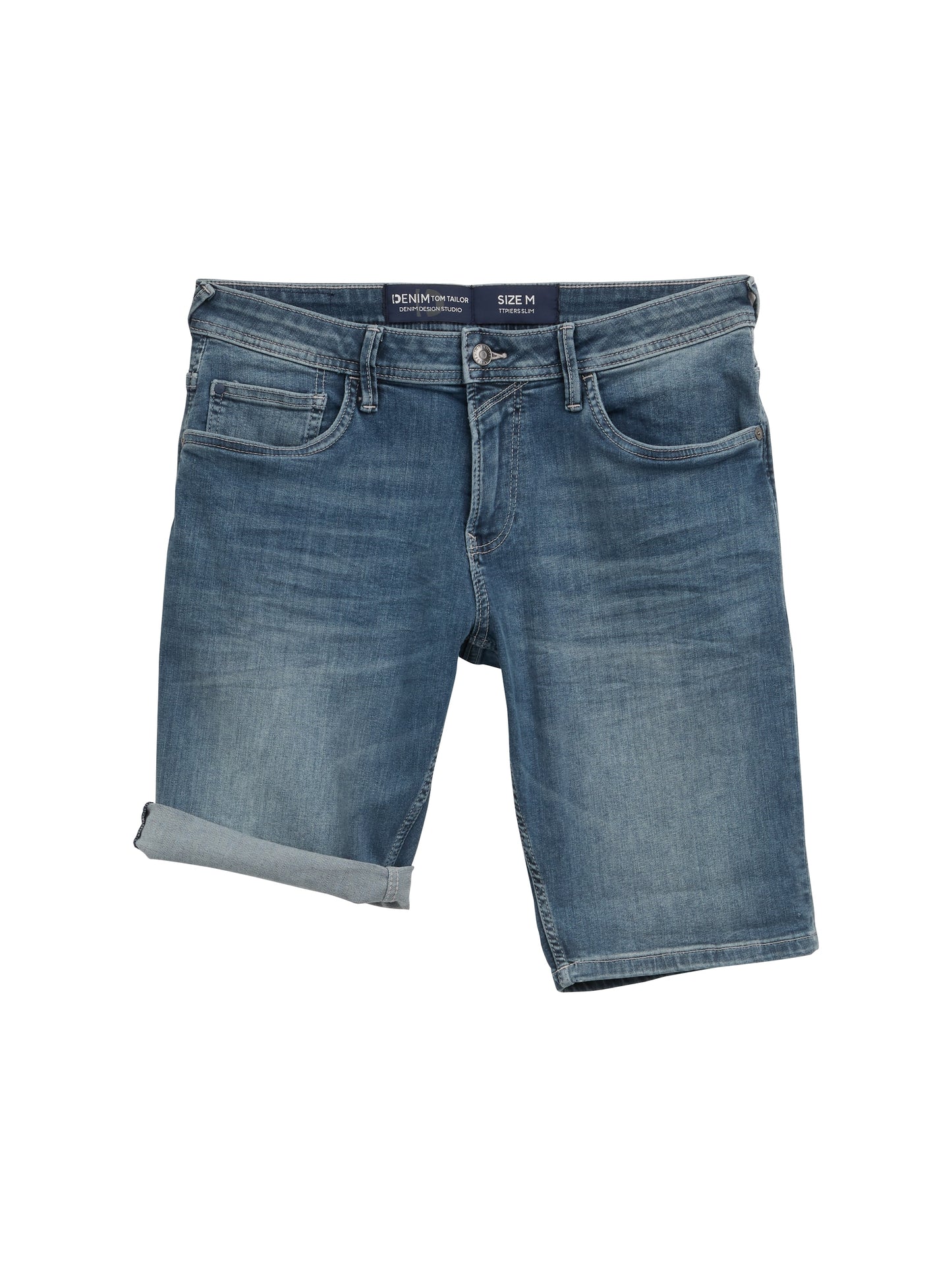 TTPIERS Slim Jeans Shorts mit Stretch