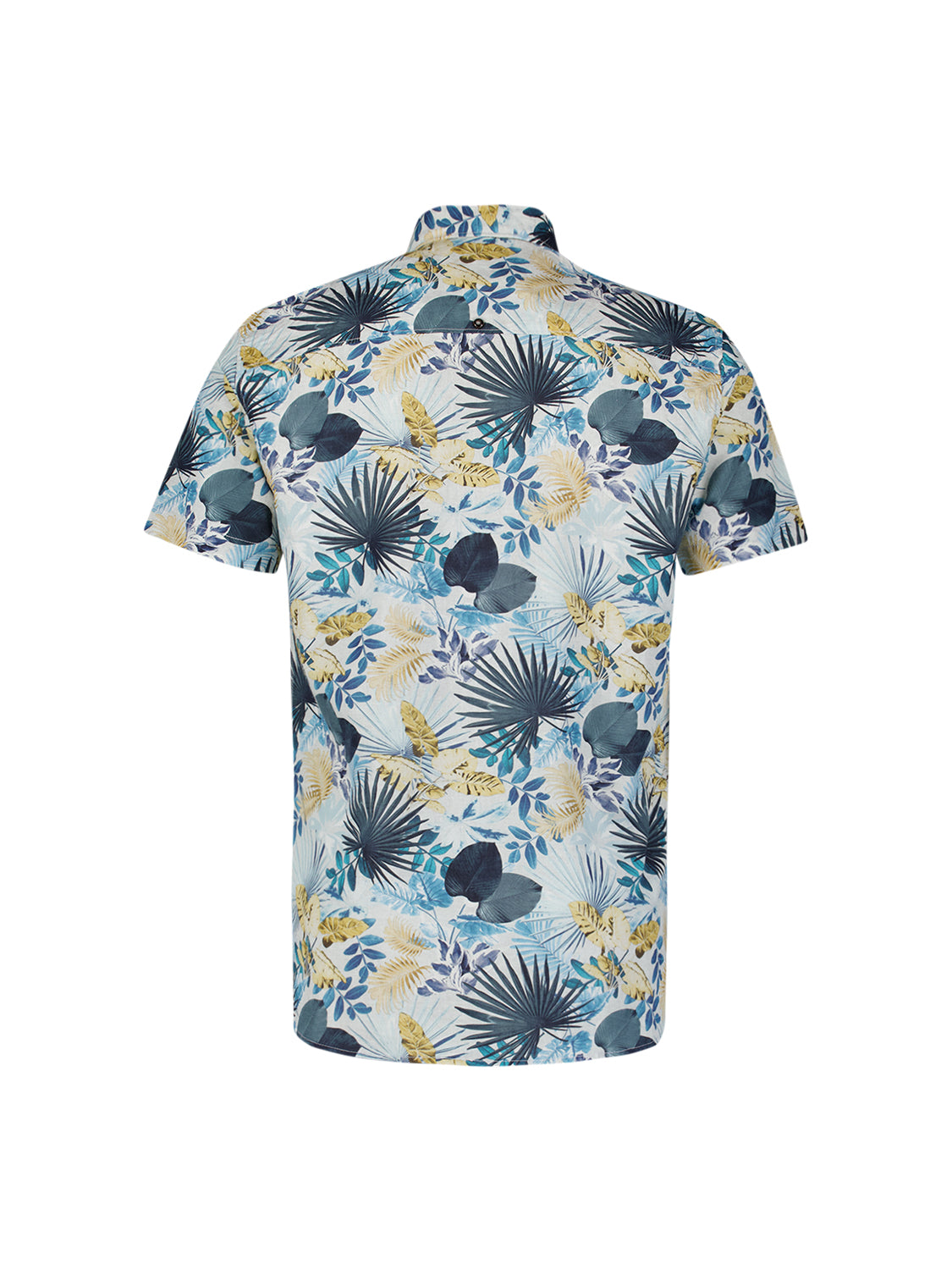 Shirt Short Sleeve Allover printed With Linen