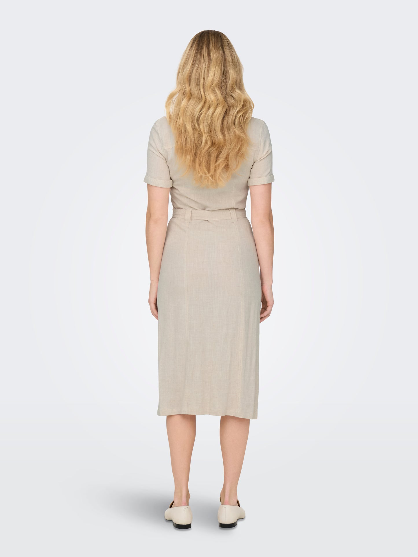 ONLSIESTA SS LIN BL SHIRT DRESS PNT NOOS