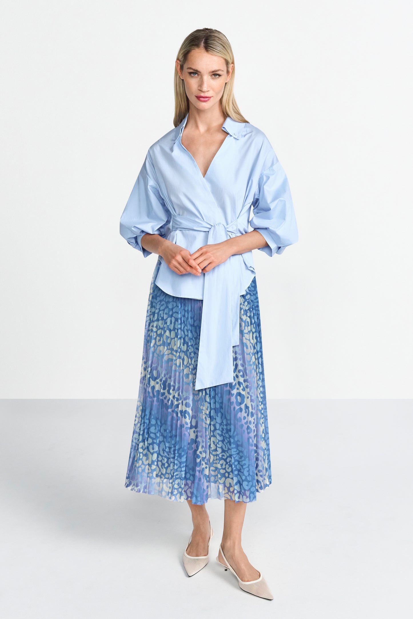 Printed Tulle Skirt
