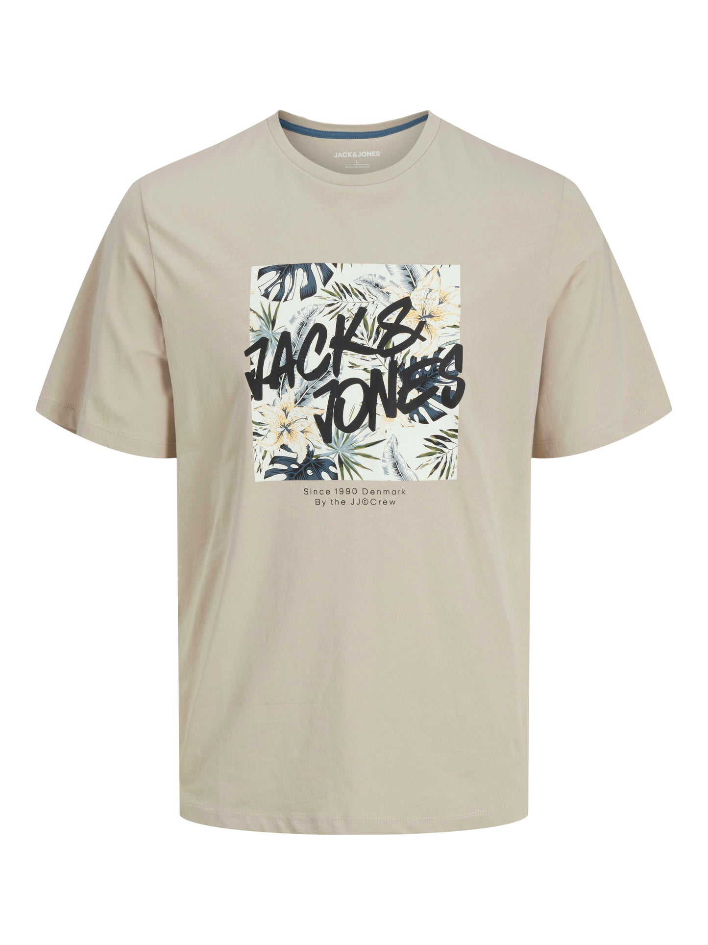 JJHAWAII SHAPE TEE SS CREW NECK LN