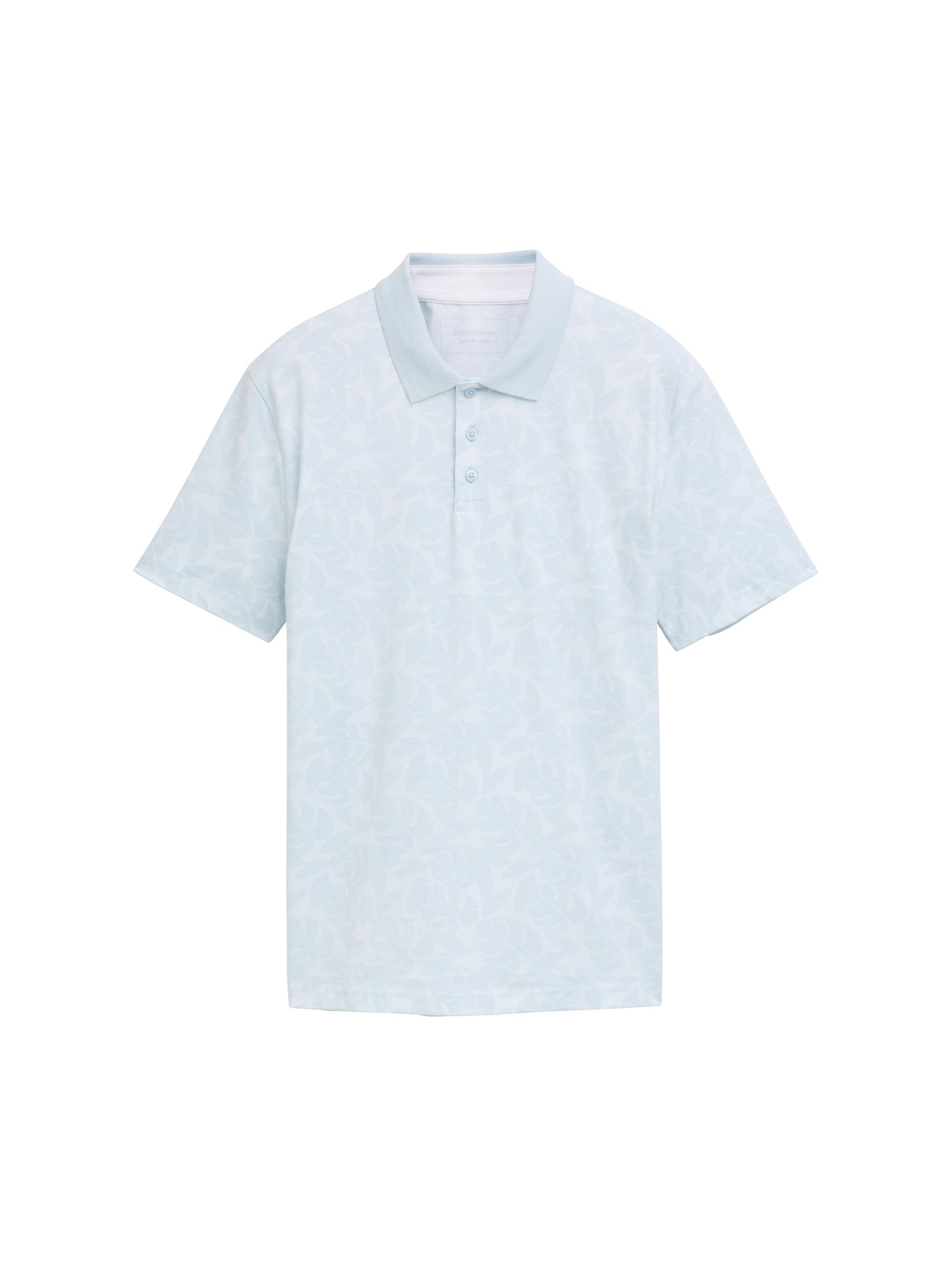 Jersey Poloshirt mit Print