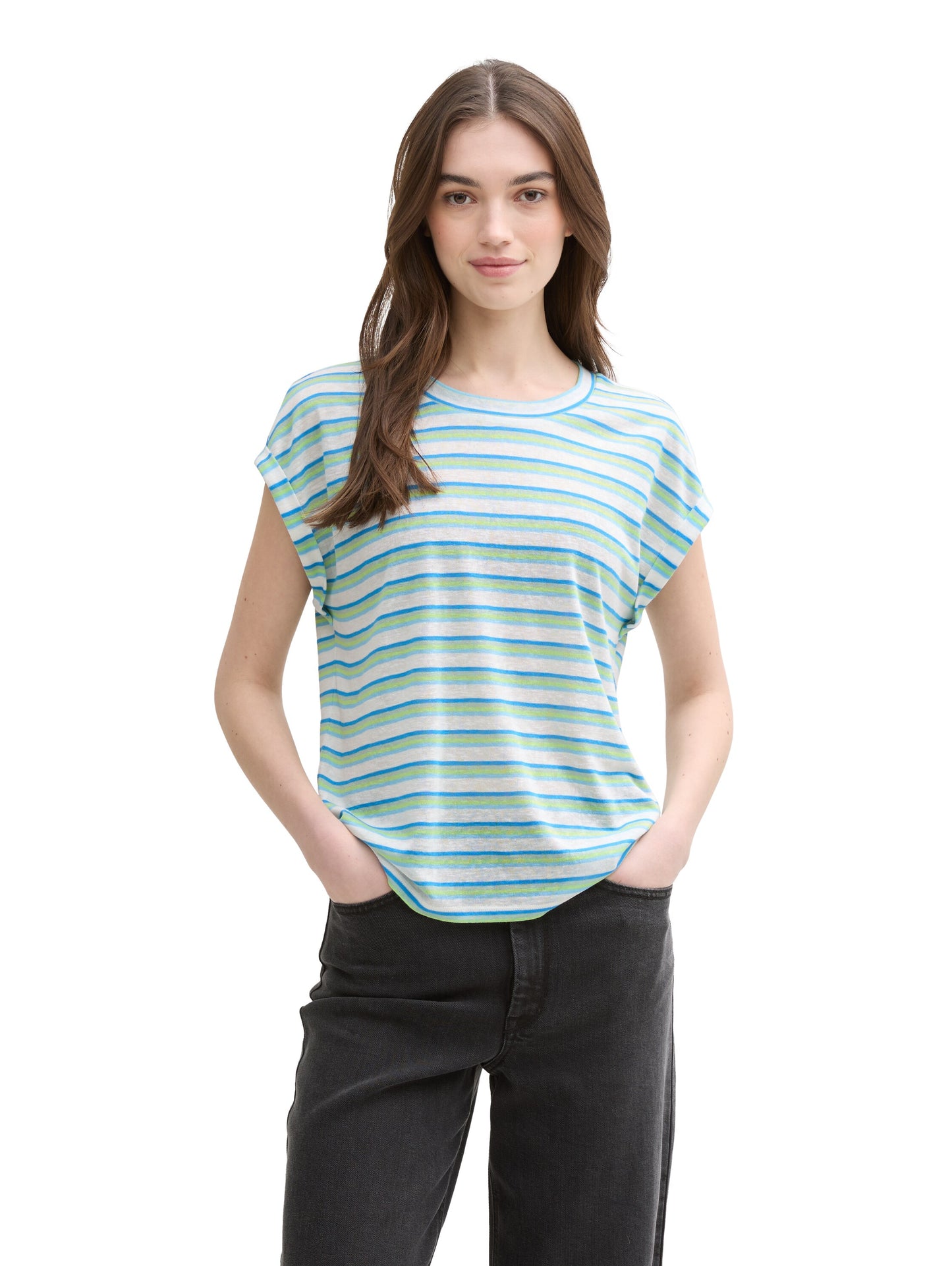 T-Shirt mit Streifenmuster