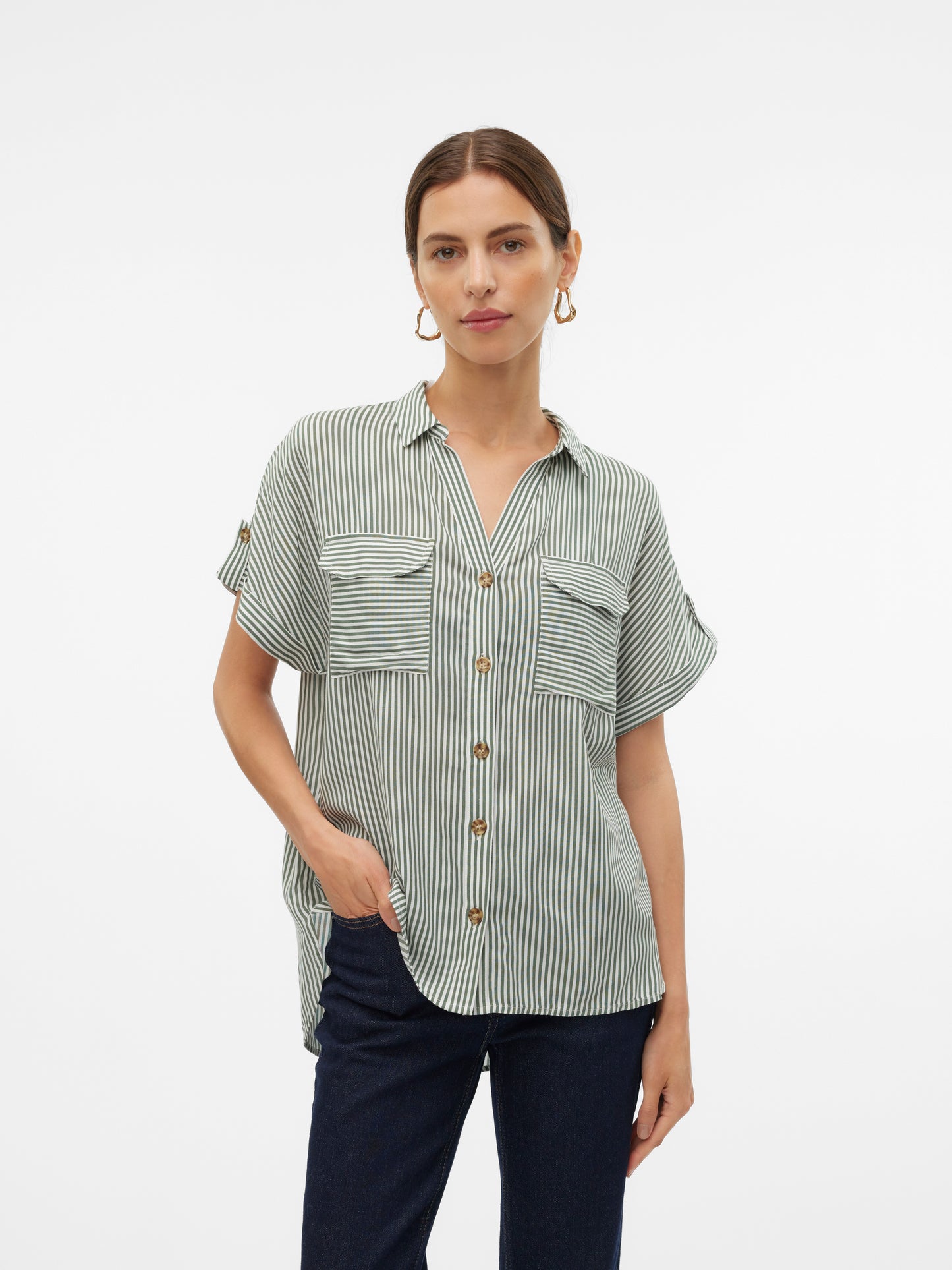VMBUMPY SS SHIRT WVN GA NOOS