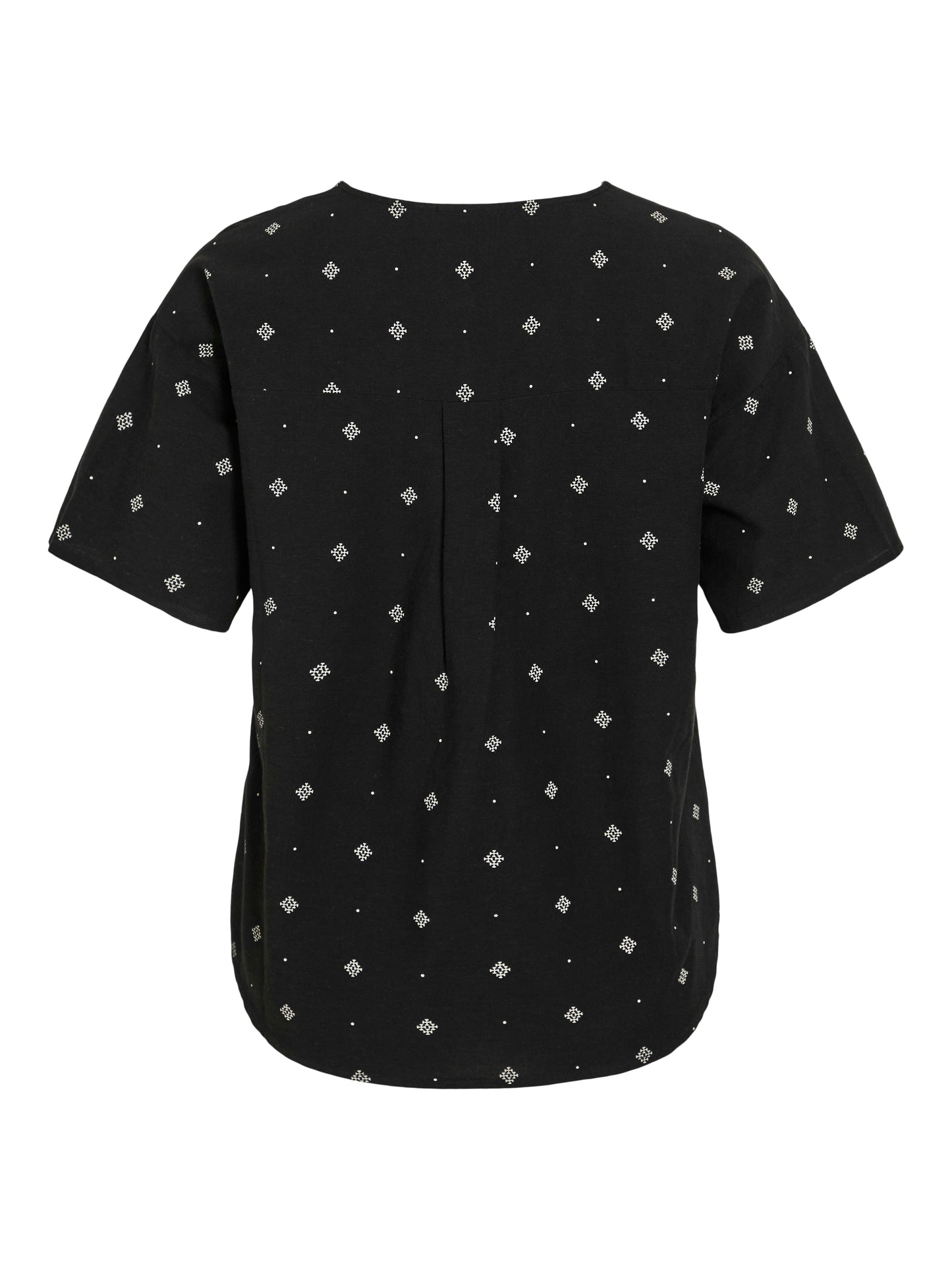 VIPRISILLA PRINT V-NECK S/S TOP/1