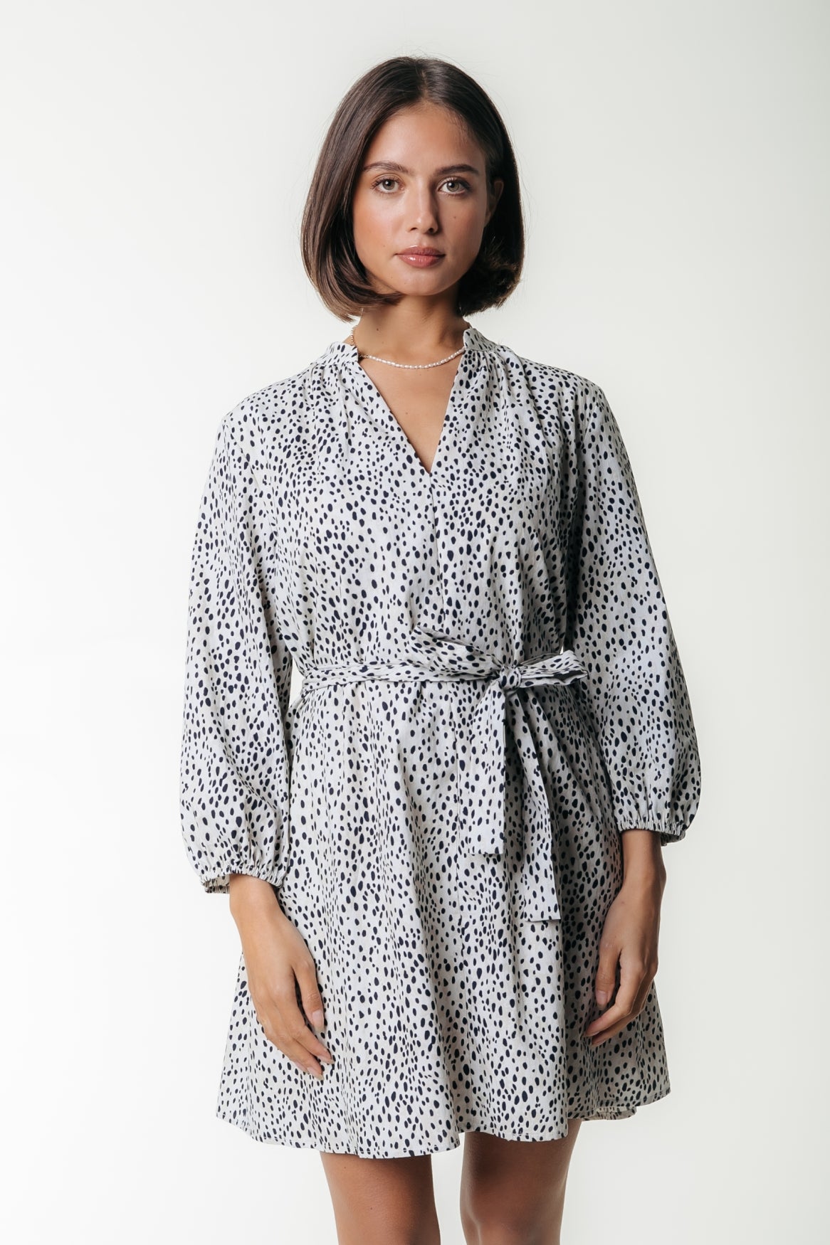 Lize Cheetah Shirt Mini Dress SS