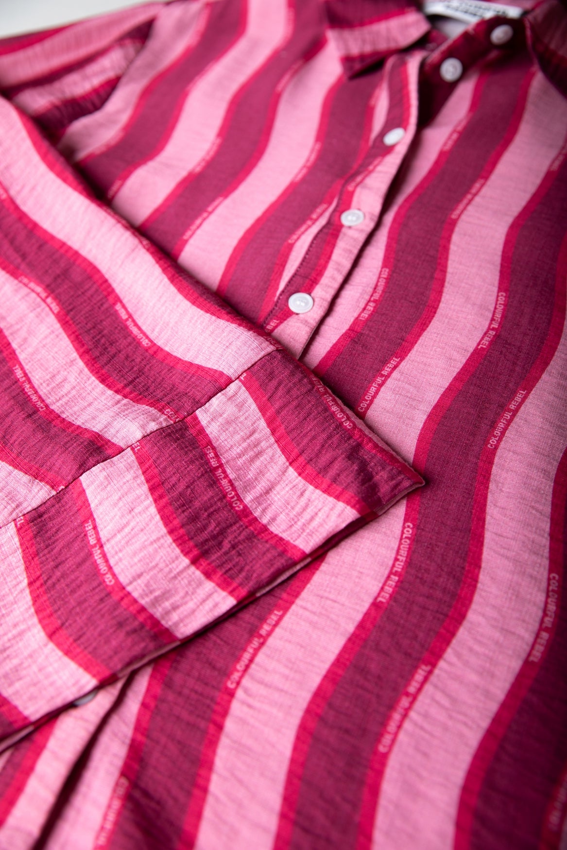 Tia Striped Kimono Sleeve Blouse