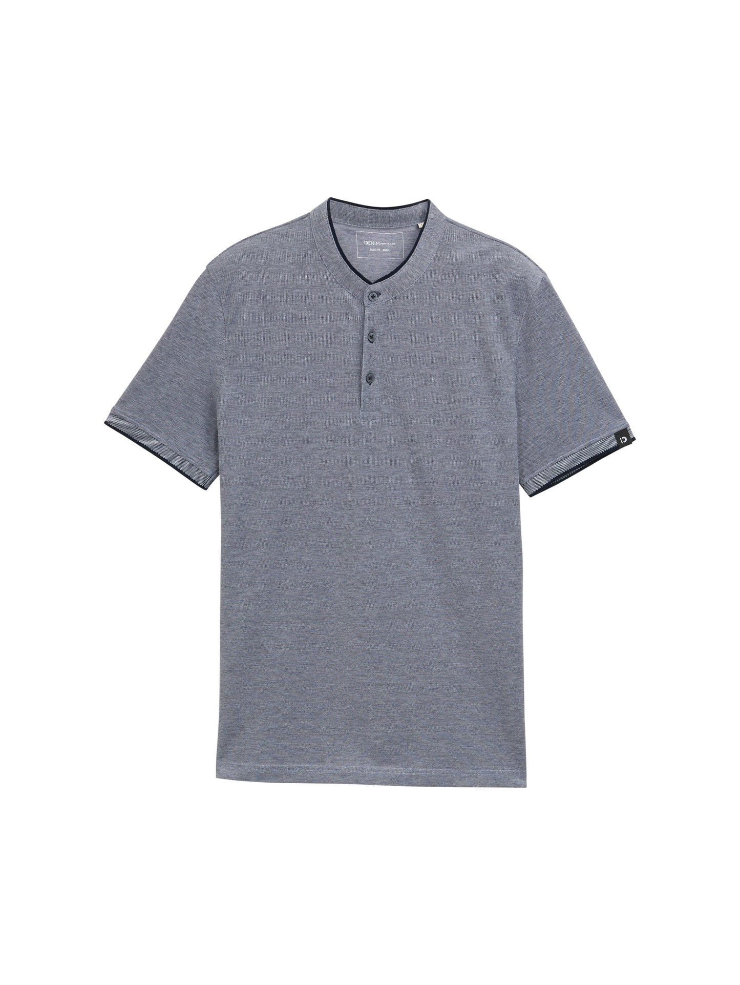 Piqué Poloshirt mit Stehkragen