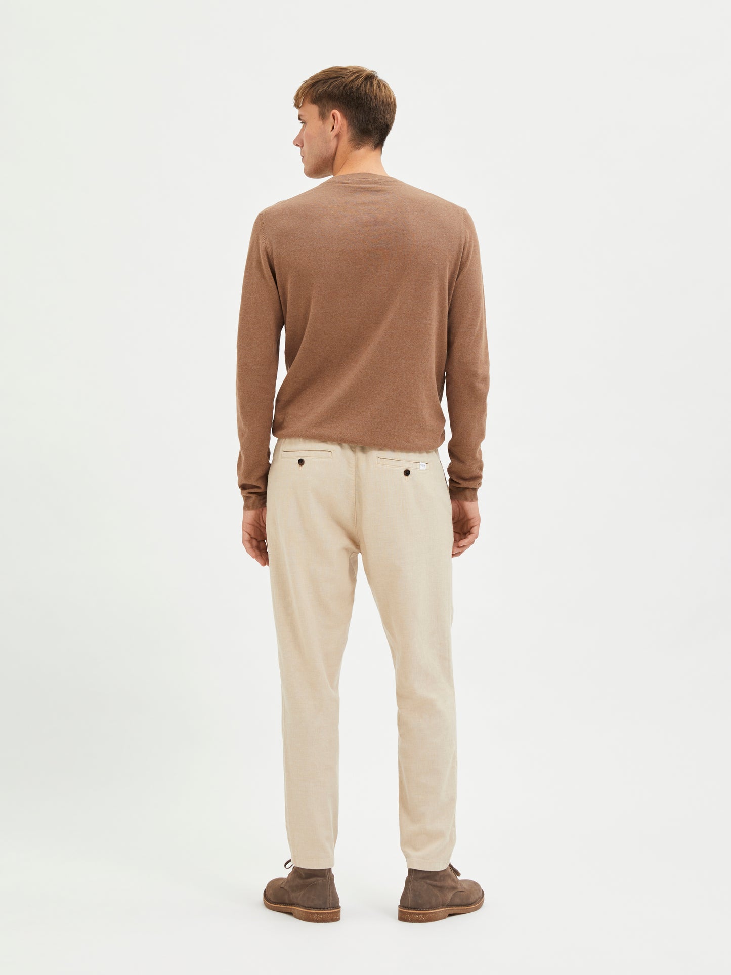 SLH172-SLIMTAPE BRODY LINEN PANT NOOS