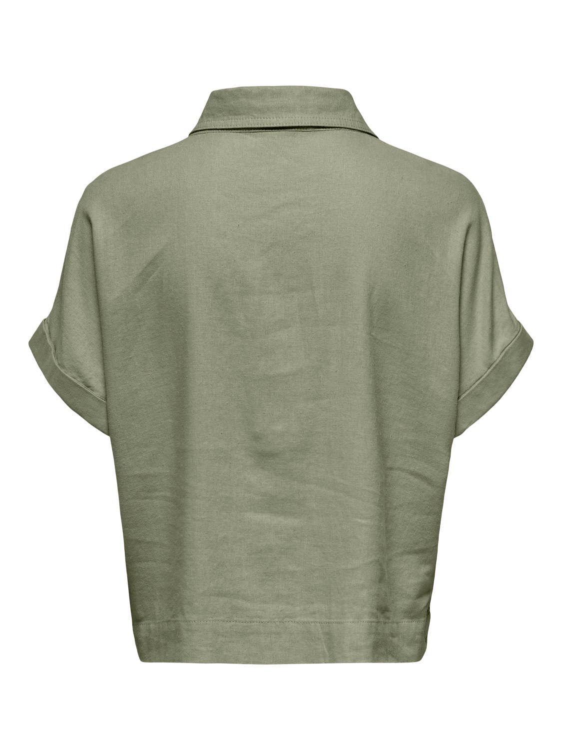 ONLCARO S/S LINEN BL BOXY SHIRT CC PNT