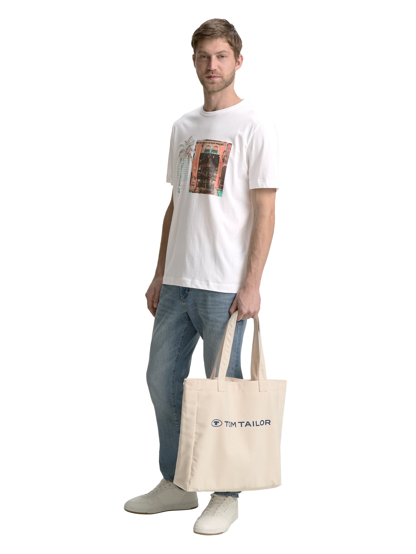 T-Shirt mit Foto-Print