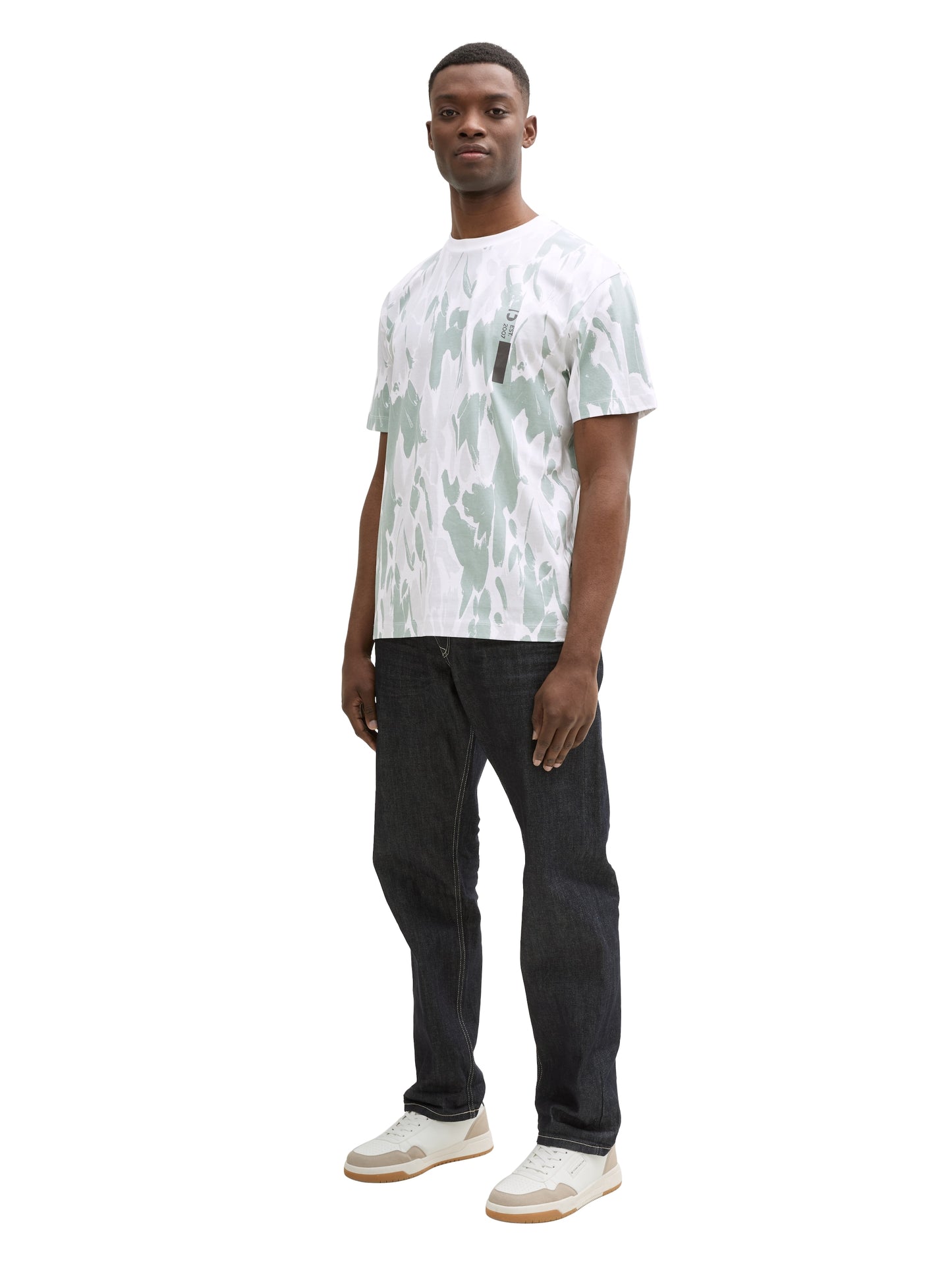 Relaxed Fit T-Shirt mit Allover-Print