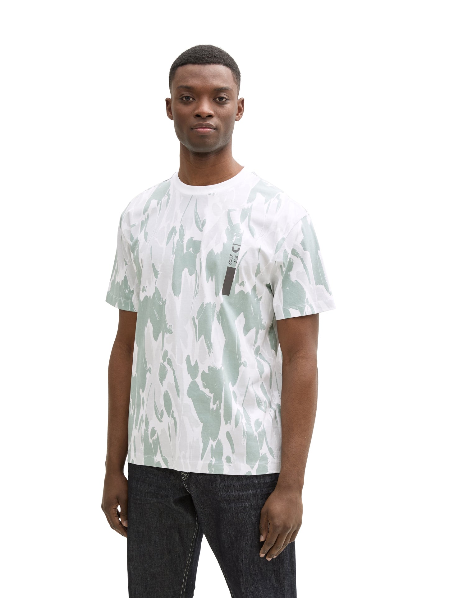 Relaxed Fit T-Shirt mit Allover-Print