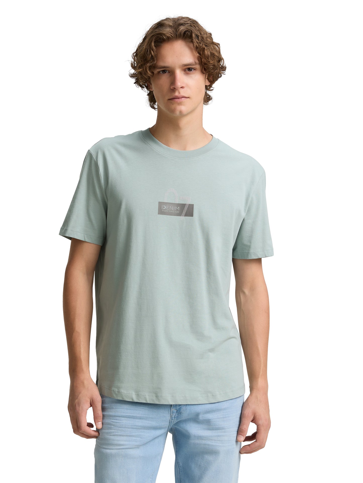 T-Shirt mit Print aus Baumwolle