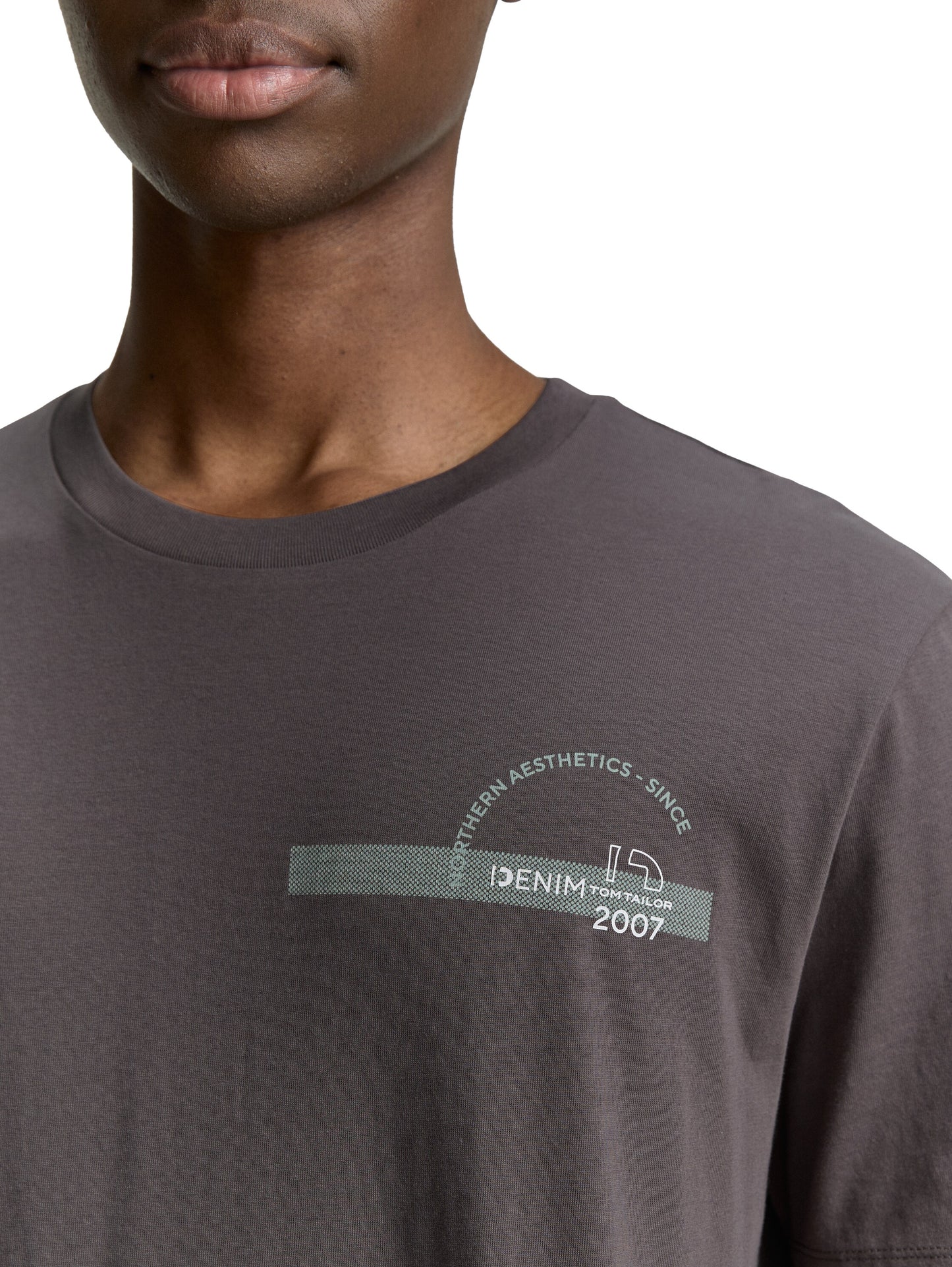 Basic T-Shirt mit Logo-Print