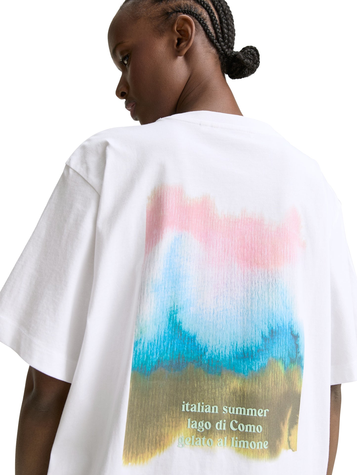 Oversize T-Shirt mit Print